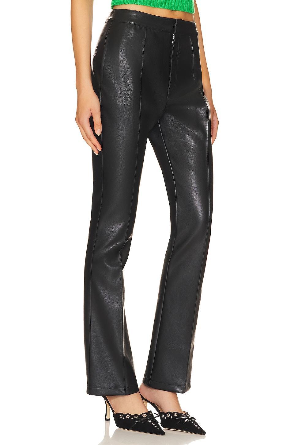 Reina Faux Leather Pants Line & Dot Product Image
