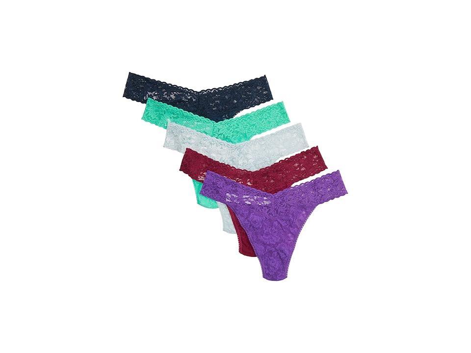 Hanky Panky Signature Original-Rise Thongs, Set of 5 Product Image