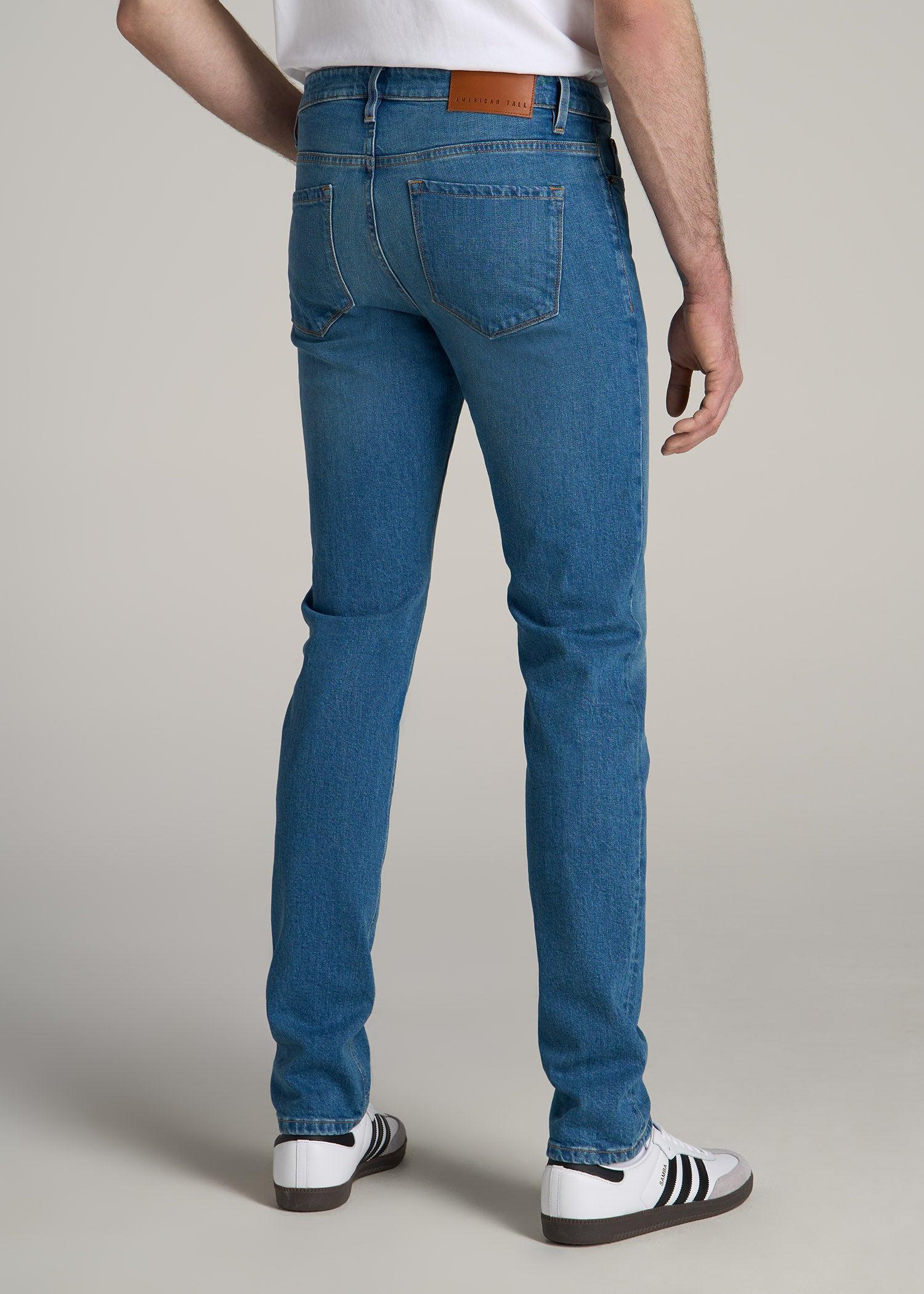 Americana Collection Dylan Slim Fit Jeans For Tall Men in Sail Blue Product Image