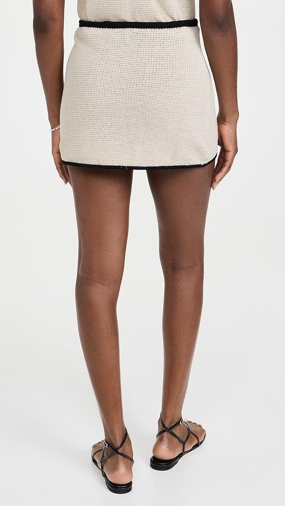 Onia Linen Knit Mini Skirt | Shopbop Product Image