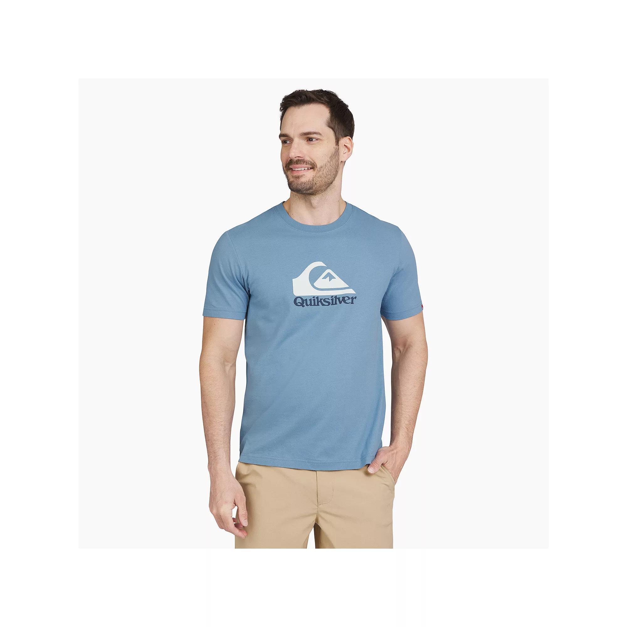 Men's Quiksilver Short Sleeve Graphic Tee, Size: XXL, Blue Shadow Product Image