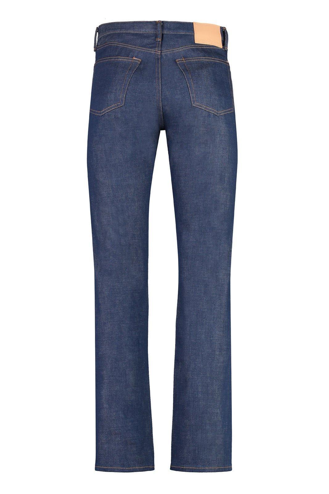 ACNE STUDIOS 5 Pocket Straight Leg Jeans In 135 Indigo Blue Product Image