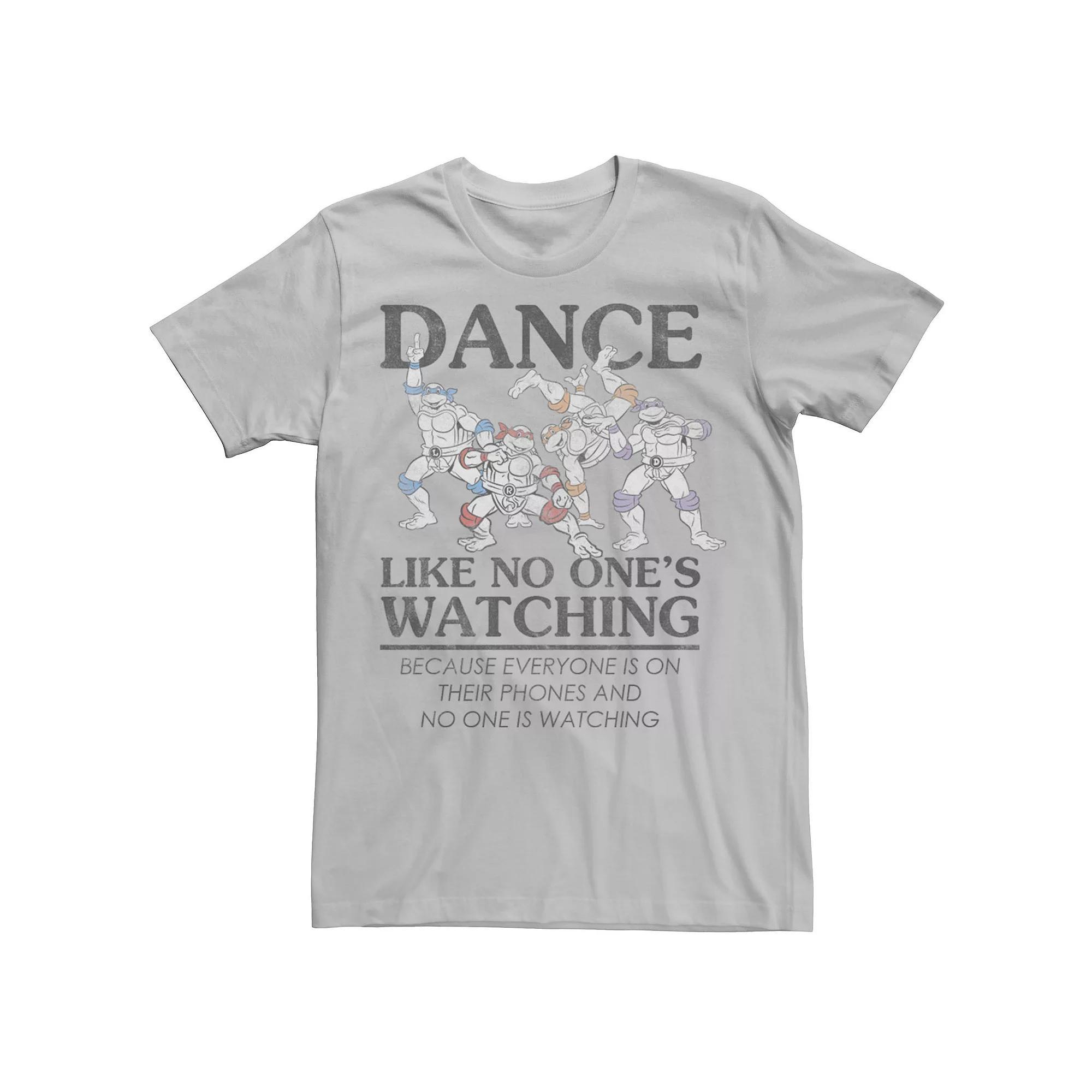 Mens Ninja Turtles Dance Like No One Is Watching Short Sleeve Tee Product Image