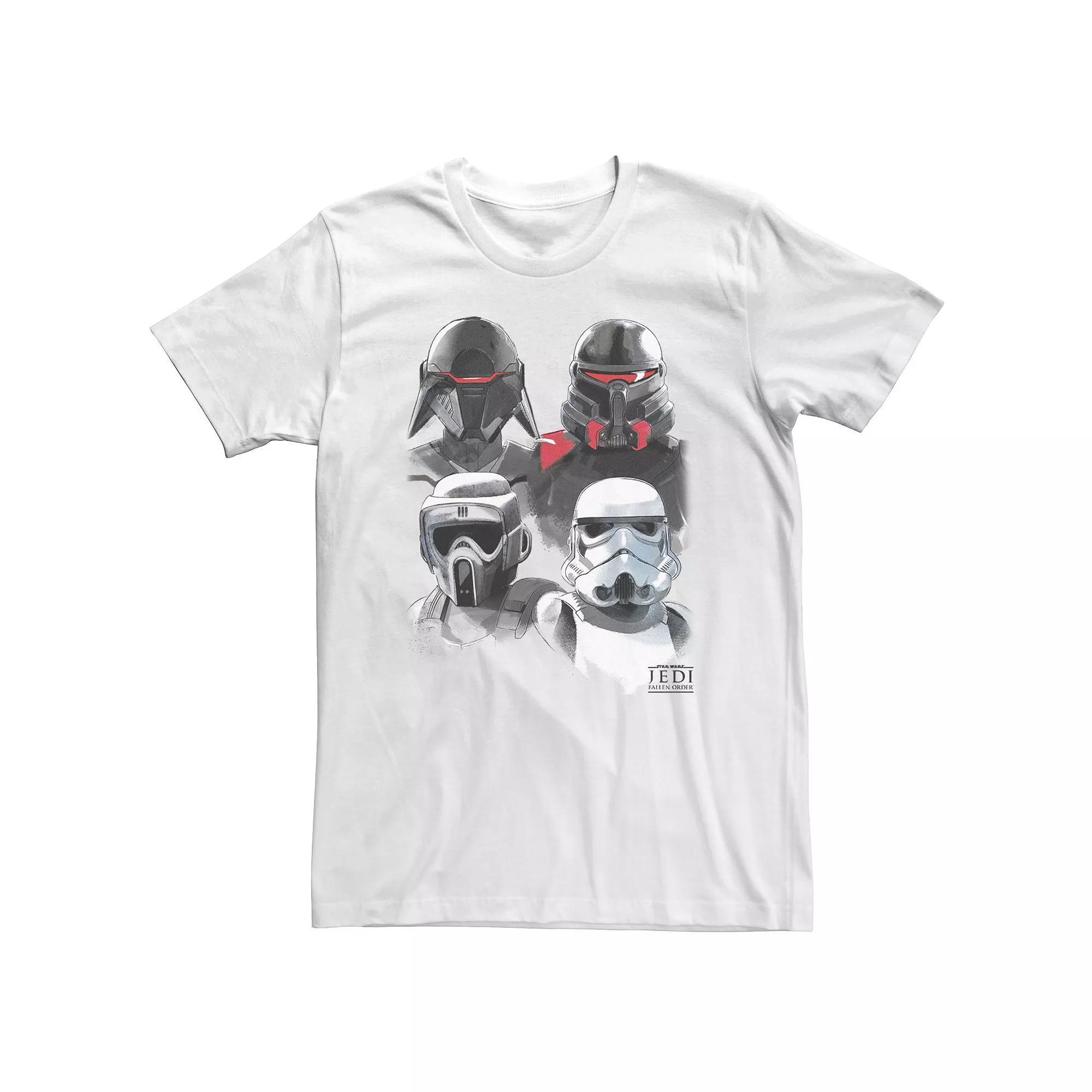Big & Tall Star Wars Jedi: Fallen Order Darth Vader's Inquisitor Squad Tee, Men's, Size: 5XL, White Product Image