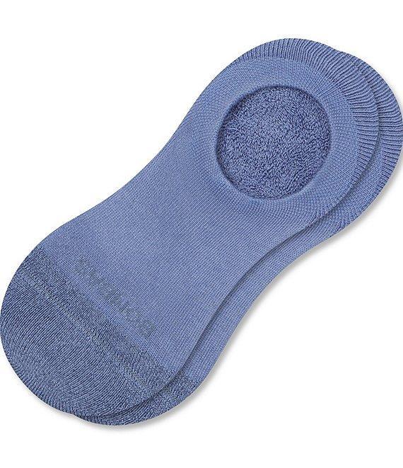 Bombas Solid Feedstripe Cushion No Show Socks Product Image
