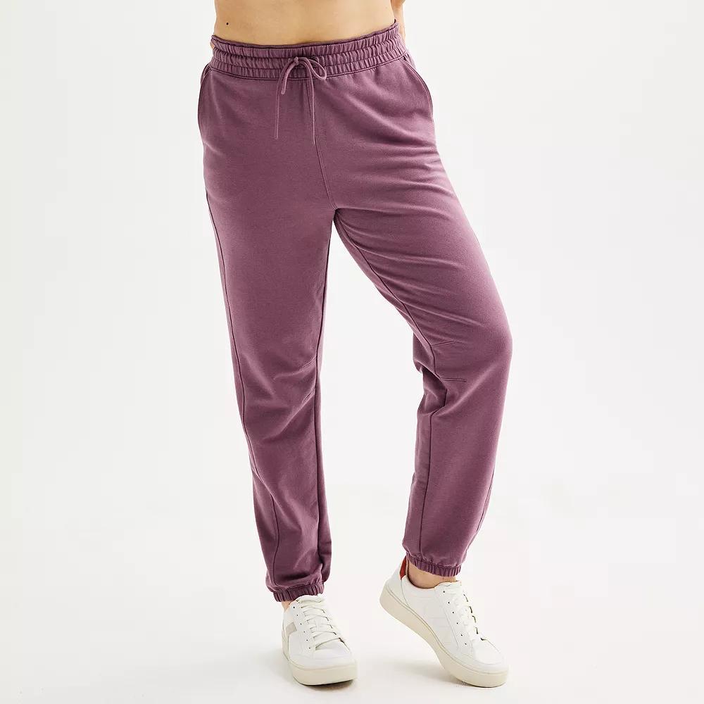 Women's FLX Embrace High-Rise Boyfriend Joggers, Size: XL Long, Antique Red Product Image