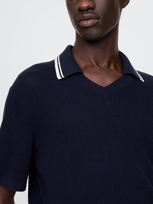 Johnny-Collar Sweater Product Image