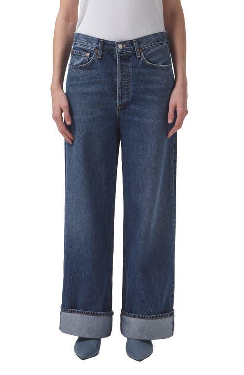 AGOLDE Dame High Rise Wide Leg Jeans Control 28 Product Image