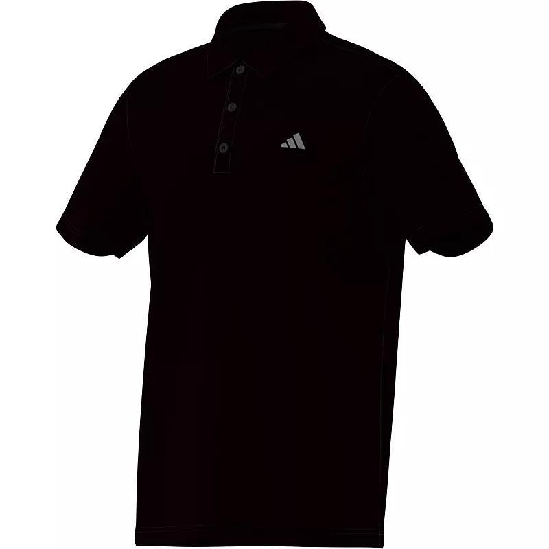 Men's adidas Core Heather Polo, Size: Small, Collegiate Blue Product Image