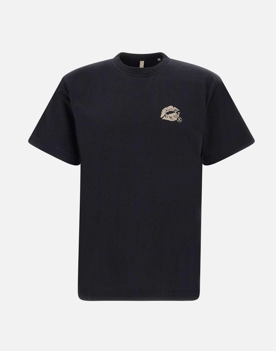 SUNFLOWER Easy Overdyed T-shirt In Black Product Image