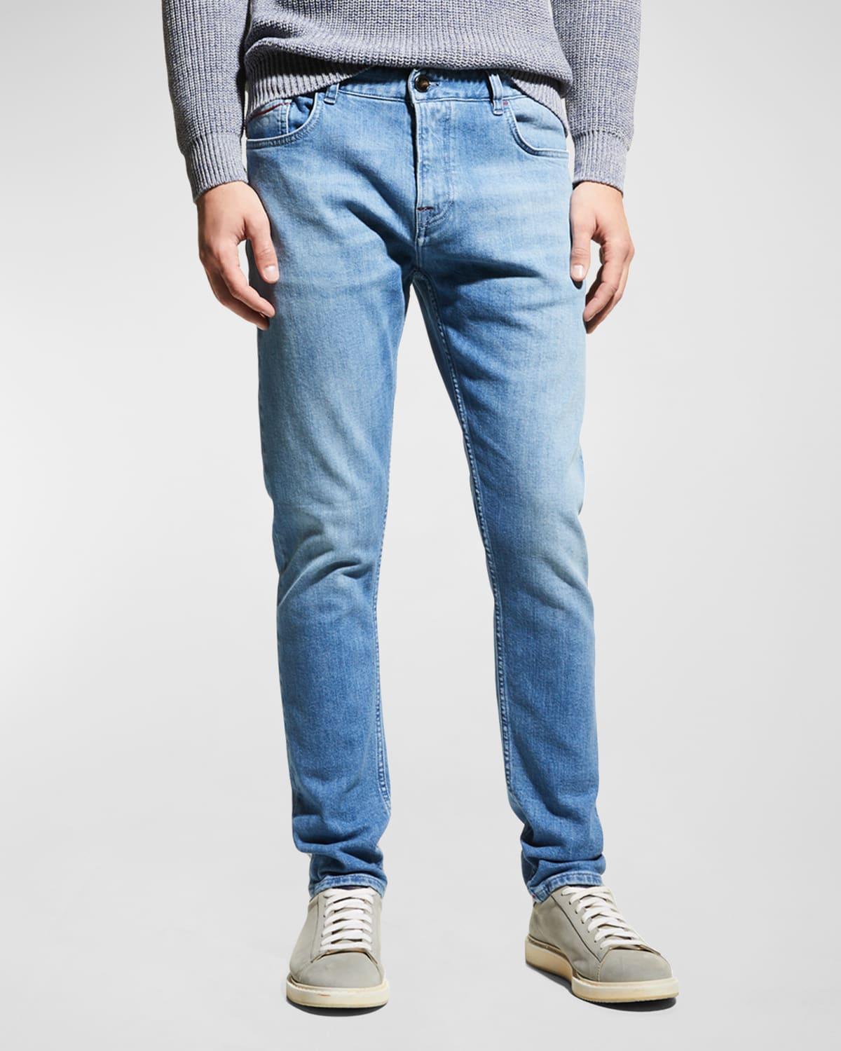 Mens Barchetta Light-Wash Jeans Product Image