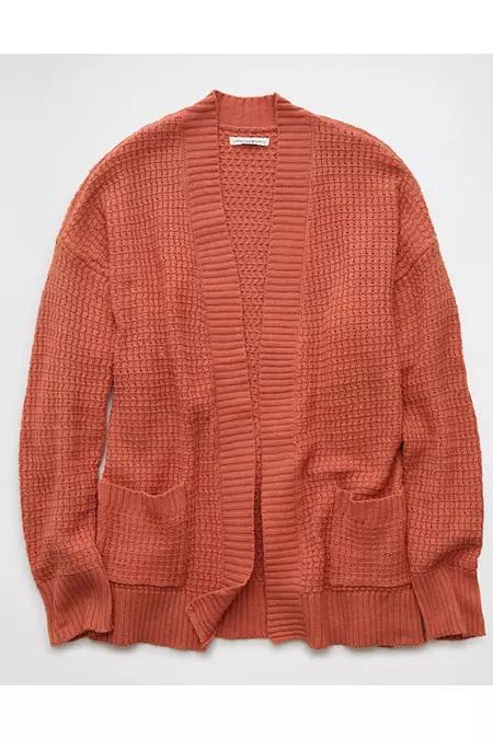 AE Open Knit Cardigan Women's Product Image