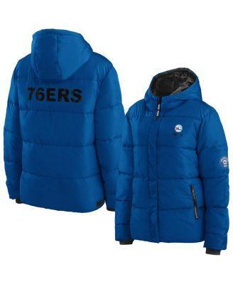 Women's WEAR by Erin Andrews Red Toronto Raptors Plush Puffer Full-Zip Jacket, Size: Medium, Rpt Red Product Image