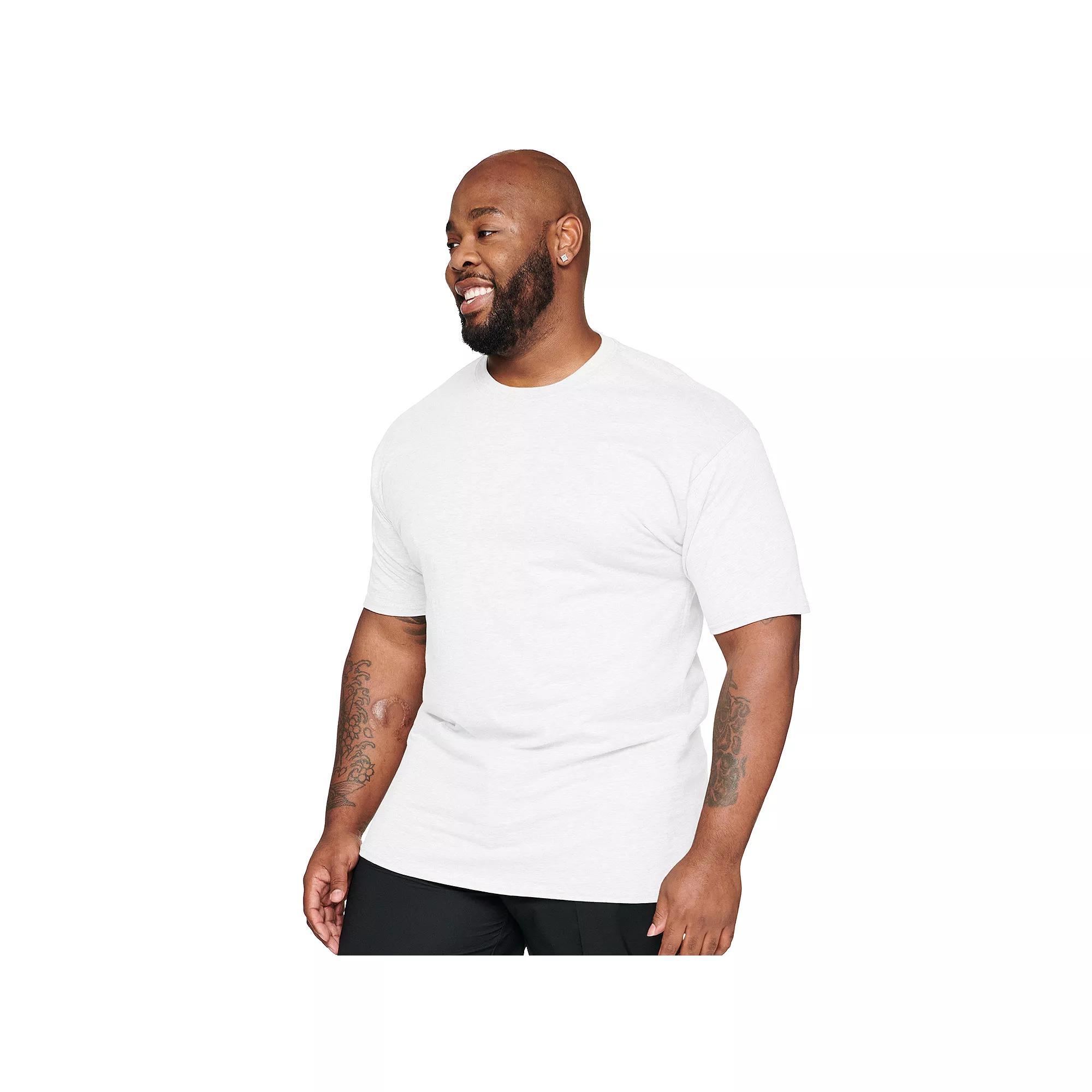 Big & Tall Hanes® Beefy-T Tee, Men's, Size: 3XL Tall, Black Product Image