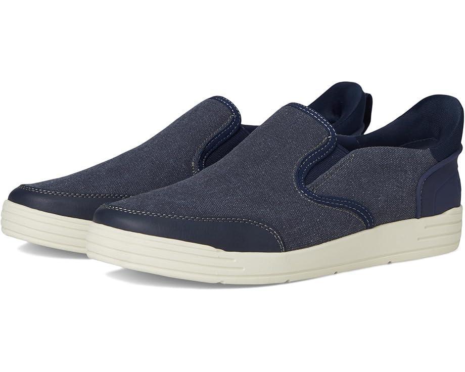 Men's Nunn Bush Kore City Walk Canvas EZ Moc Toe Slip-On Sneakers Easy On and Easy Off Product Image