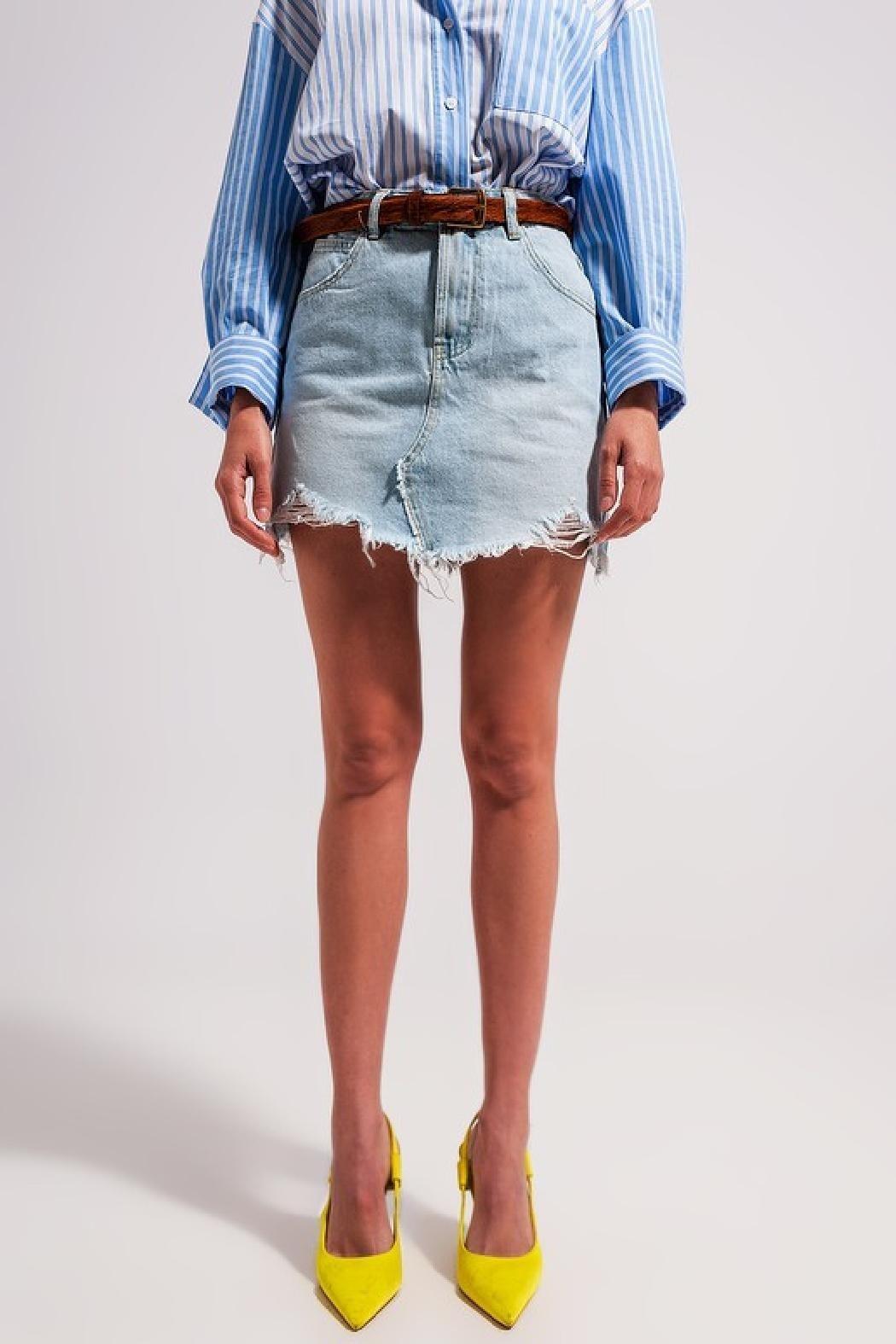 Raw Hem Denim Product Image