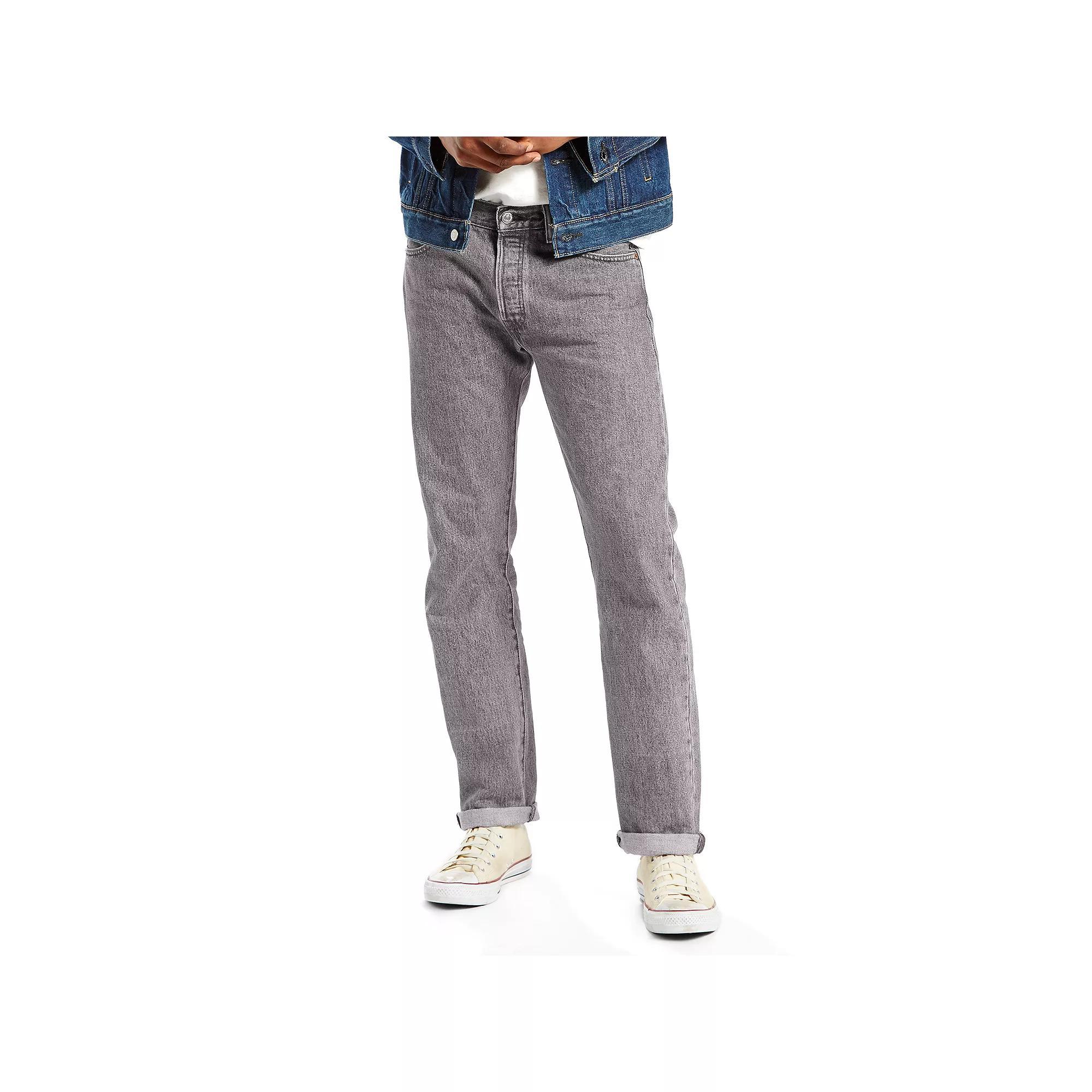 Mens Levis 501 Original Fit Stretch Jeans Product Image