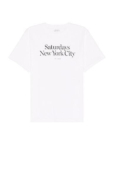 SATURDAYS NYC Miller Standard Short Sleeve Tee Product Image