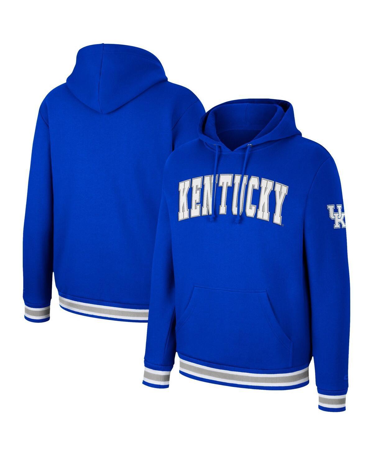 Mens Colosseum Crimson Oklahoma Sooners Varsity Arch Pullover Hoodie Product Image