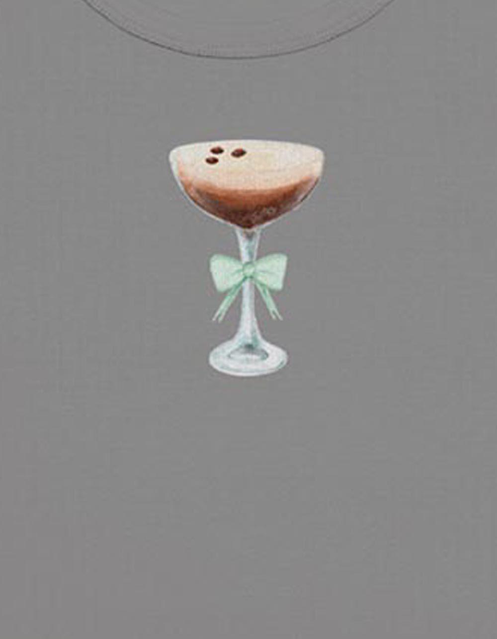 DRINKS Espresso Martini Womens Baby Tee Product Image