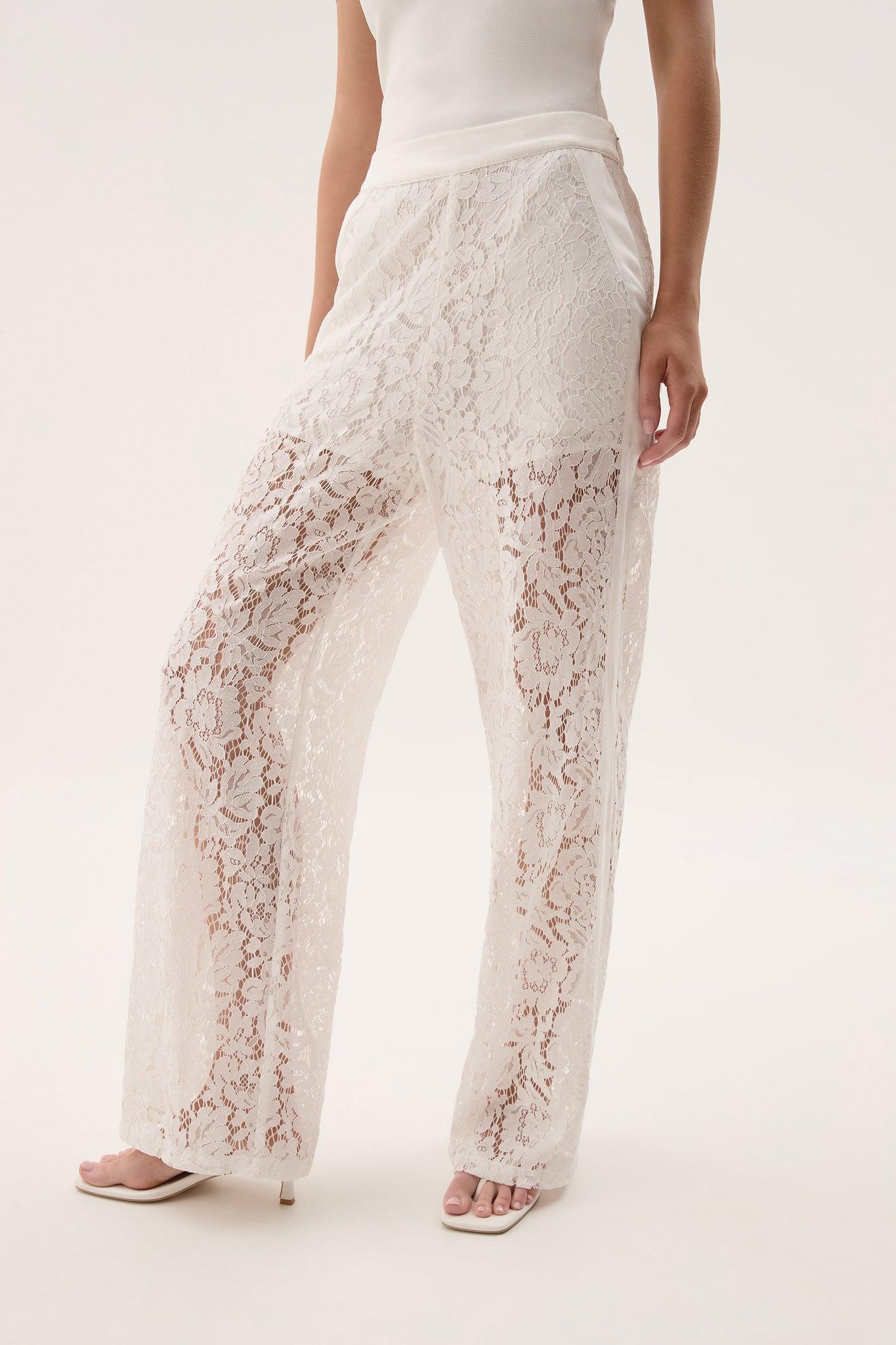 Kosmo Tuxedo Lace Pant Product Image