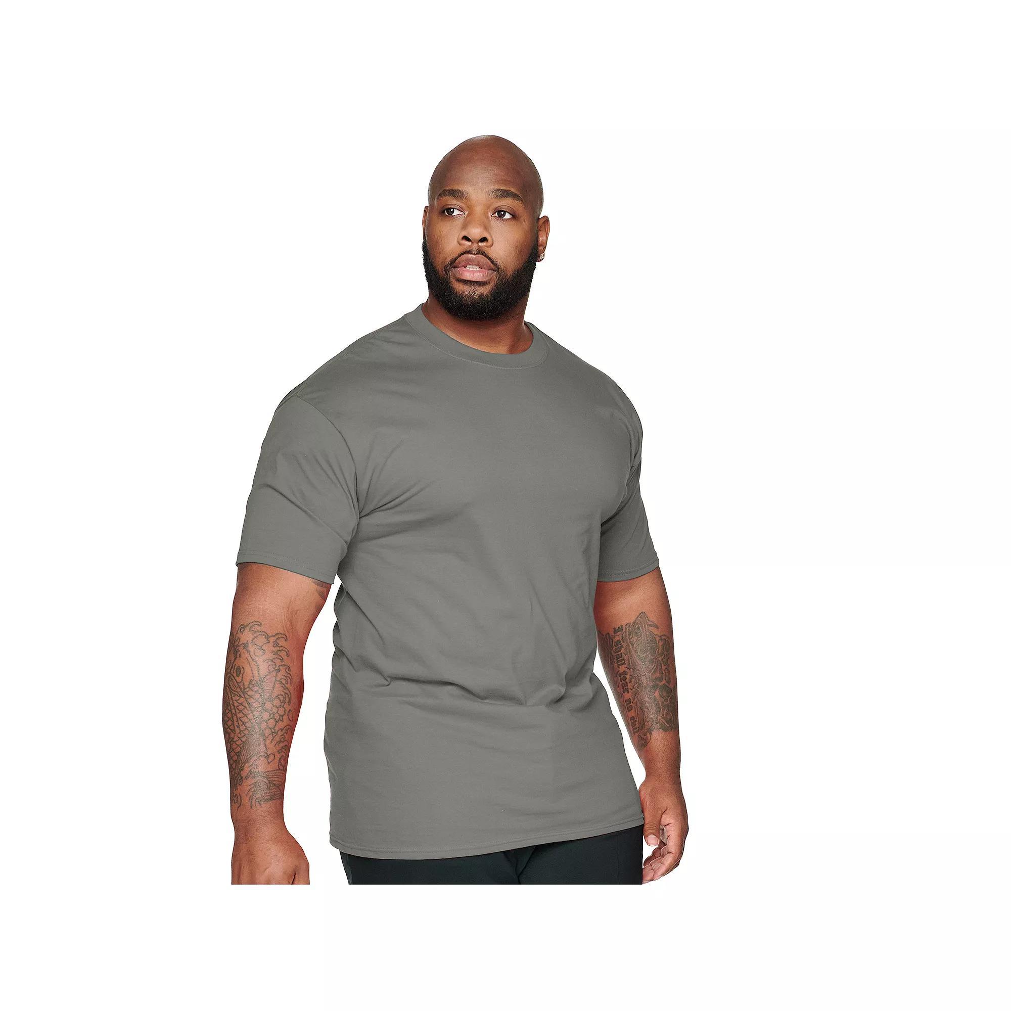 Big & Tall Hanes® Beefy-T Tee, Men's, Size: 3XL Tall, Black Product Image