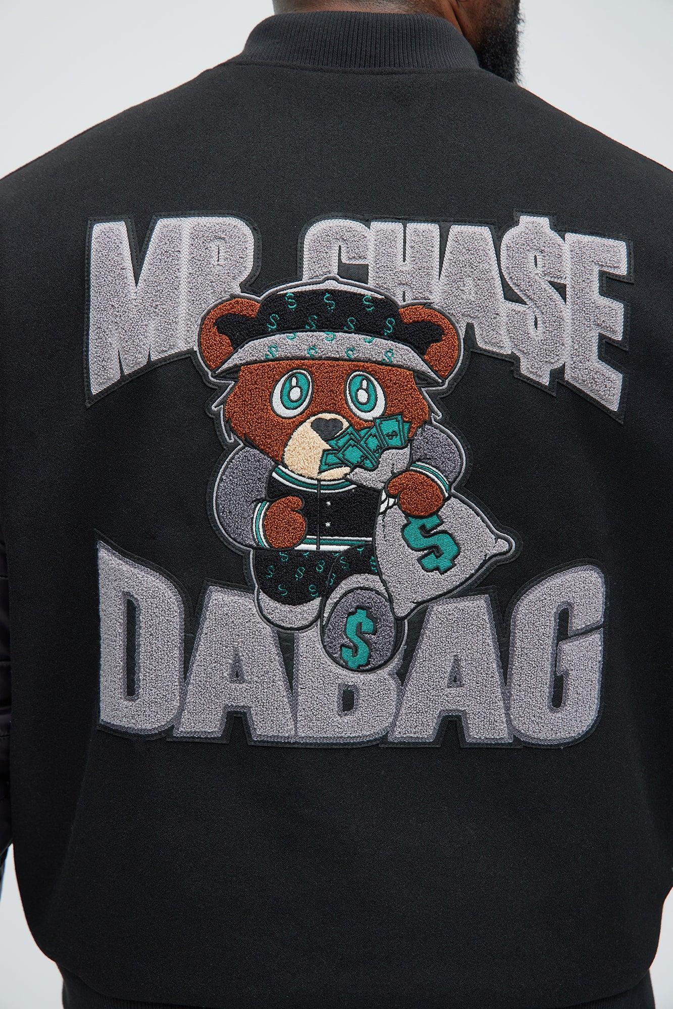 Chase A Bag Varsity Jacket - Black Product Image