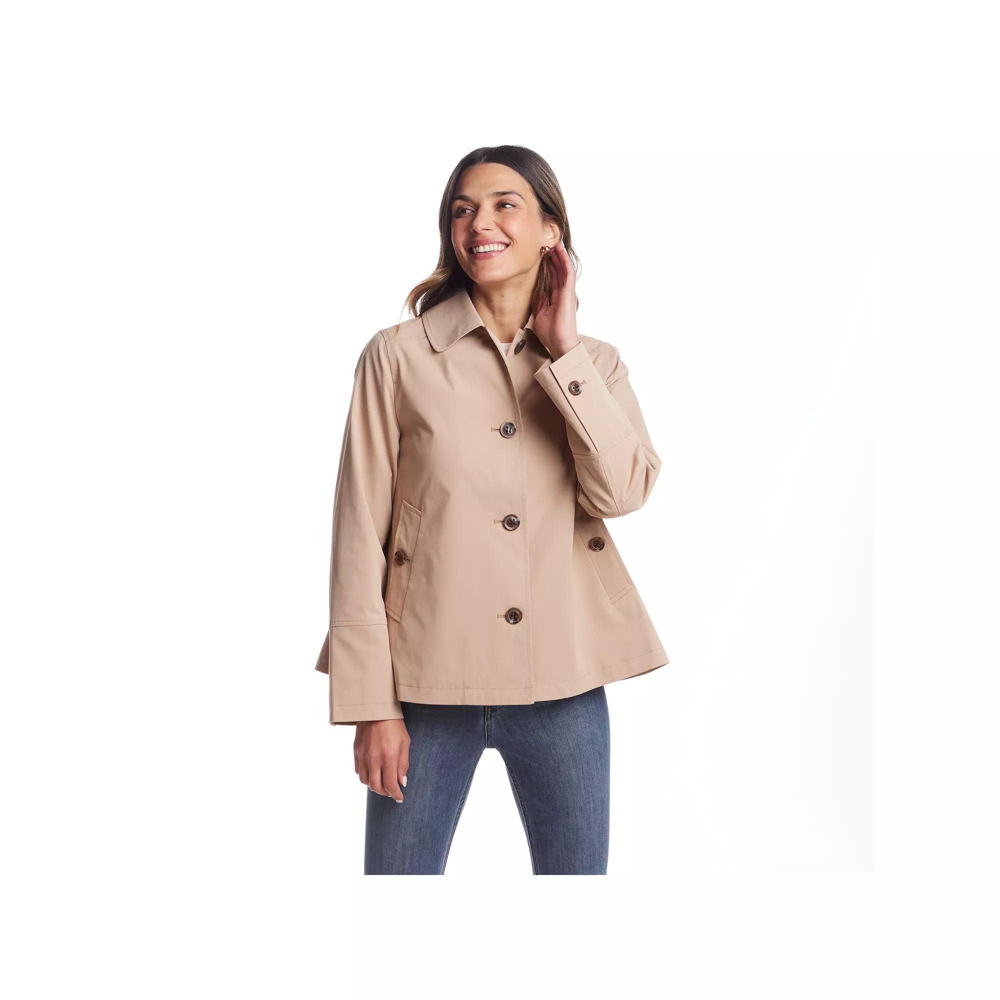 Women's Gallery Short A-Line Rain Jacket, Size: Small Product Image