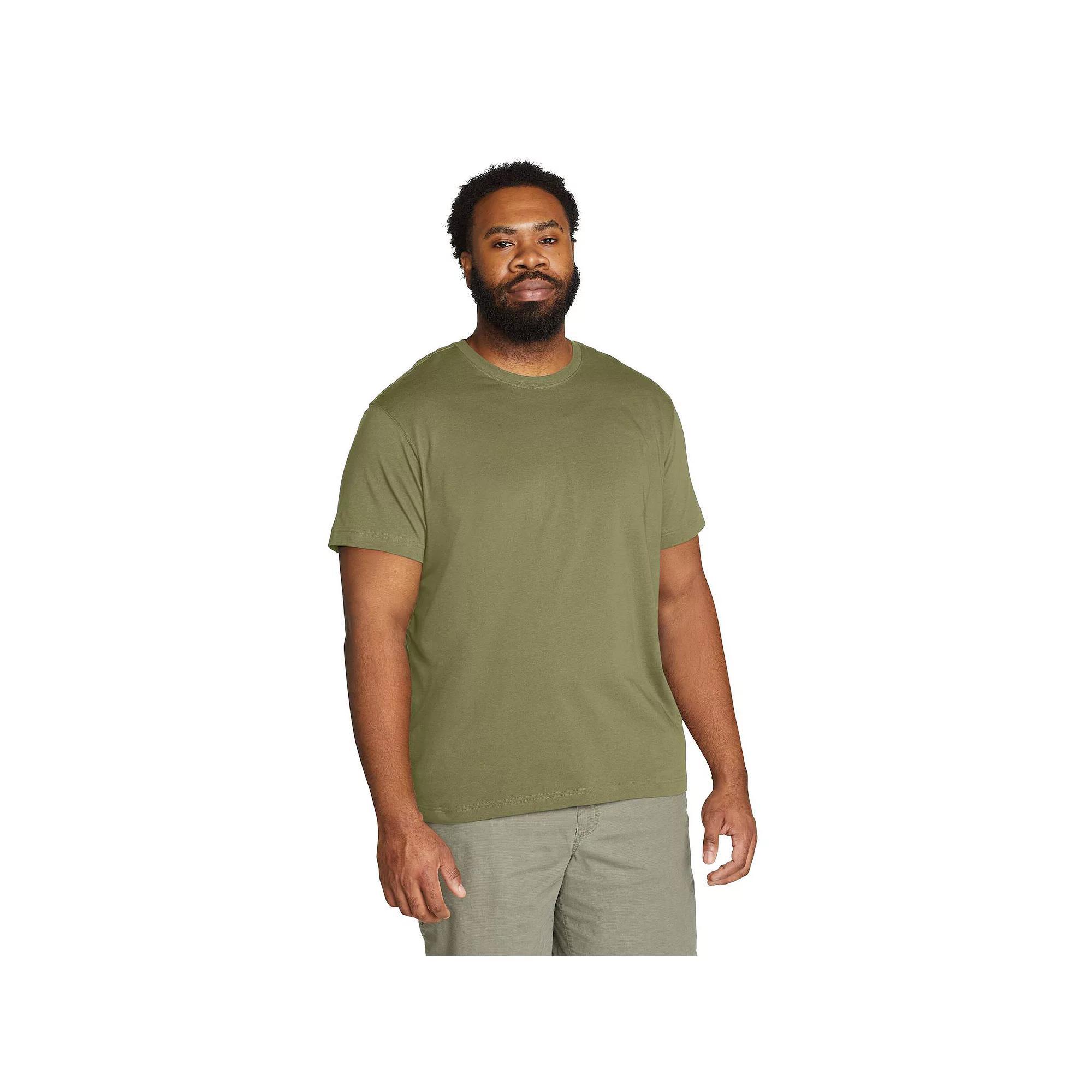 Big & Tall Eddie Bauer Short Sleeve Legend Wash T-Shirt, Men's, Size: 3XB, Green Product Image