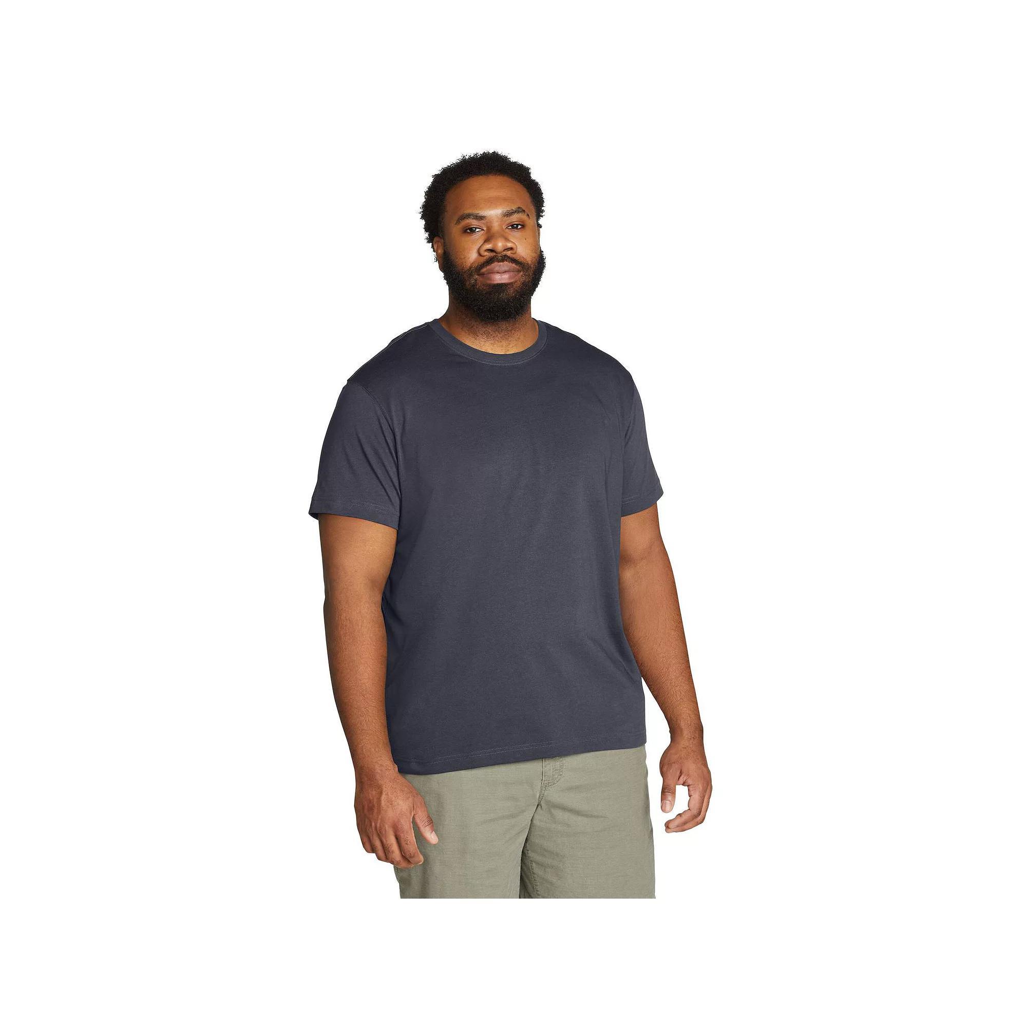 Big & Tall Eddie Bauer Short Sleeve Legend Wash T-Shirt, Men's, Size: 2XB, Black Navy Product Image