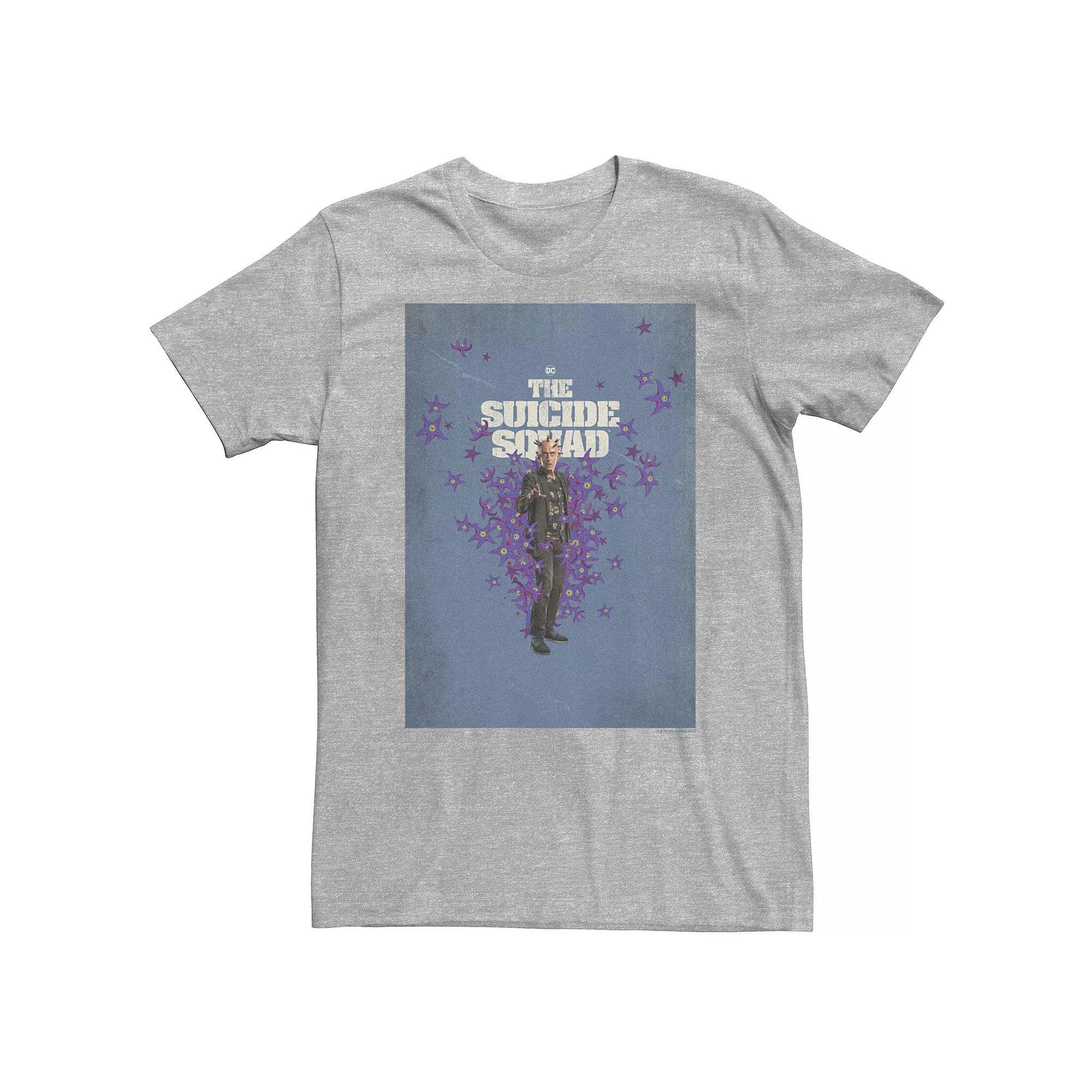 Big & Tall DC Comics The Suicide Squad Thinker Poster Tee, Men's, Size: 3XL, Athletic Grey Product Image