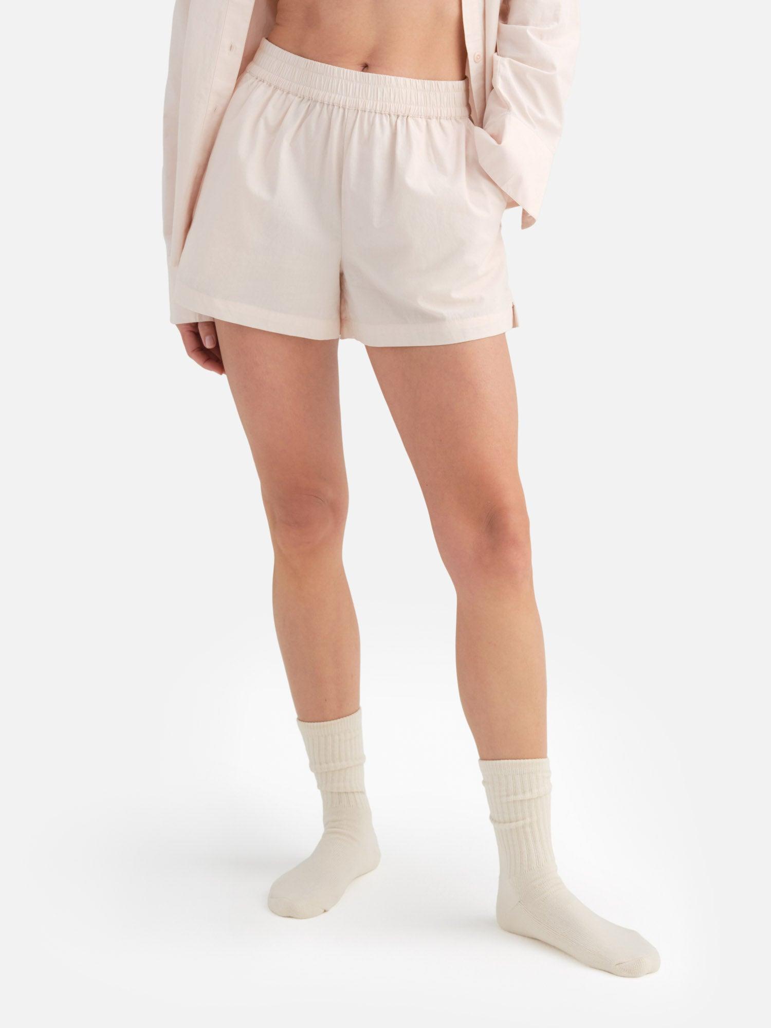 Organic Poplin Long Sleeve Button Down Female Product Image