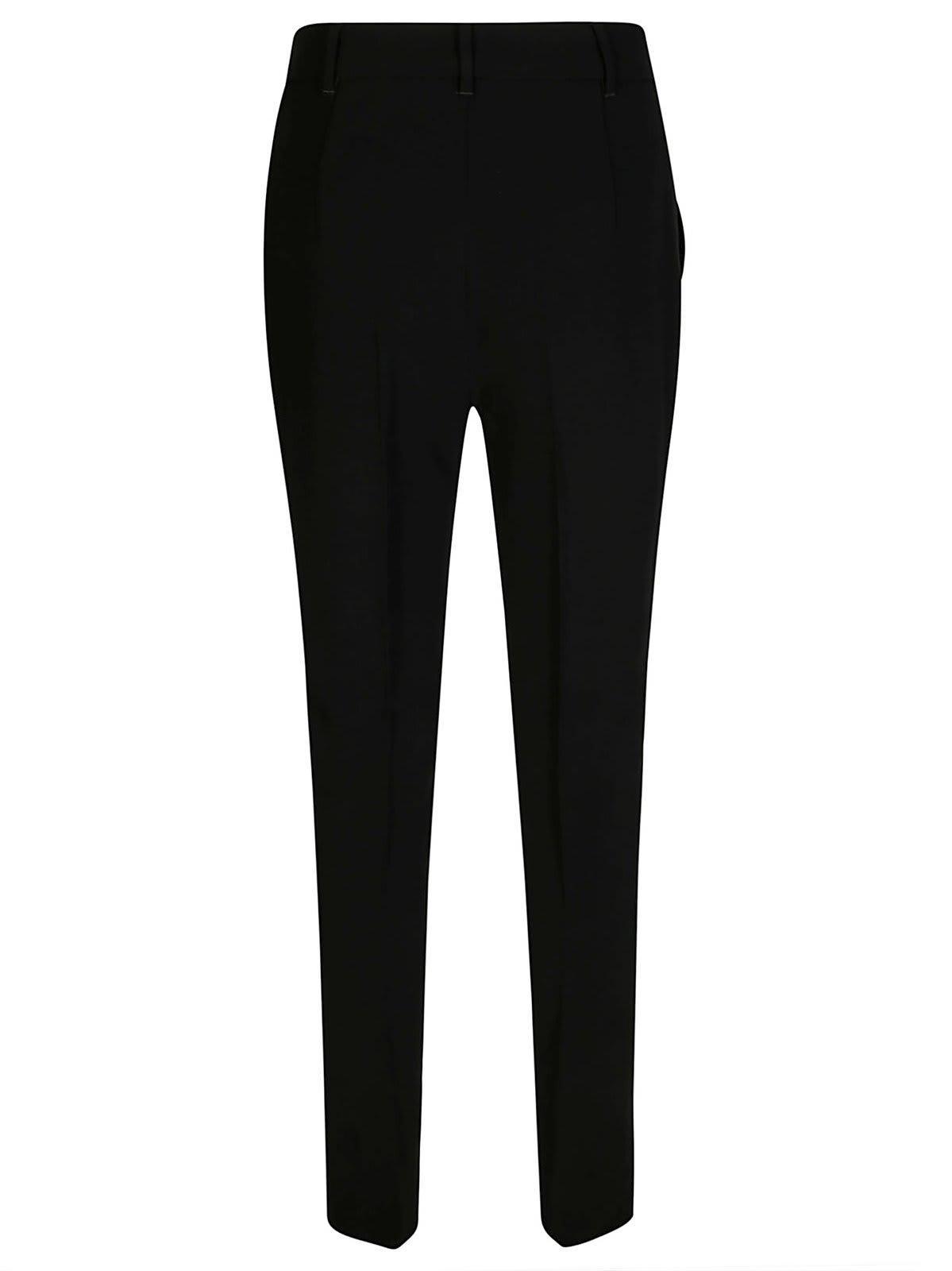 MAX MARA Studio Jerta Straight Fit Tailored Trousers In Black Product Image