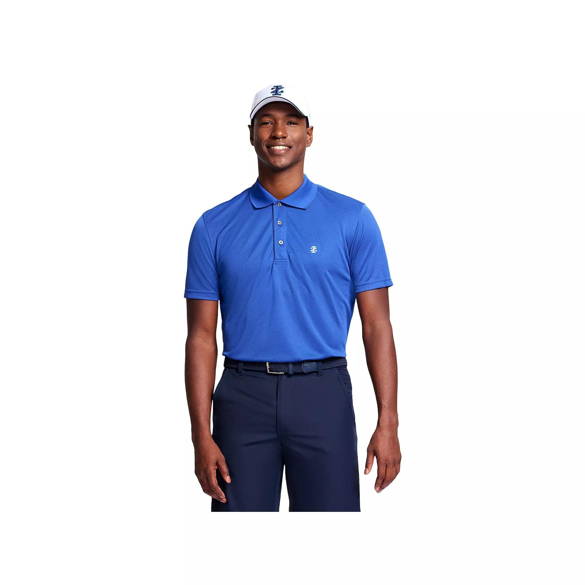 Men's IZOD Golf UPF 15 Grid Polo, Size: XL, Blue Blue Product Image