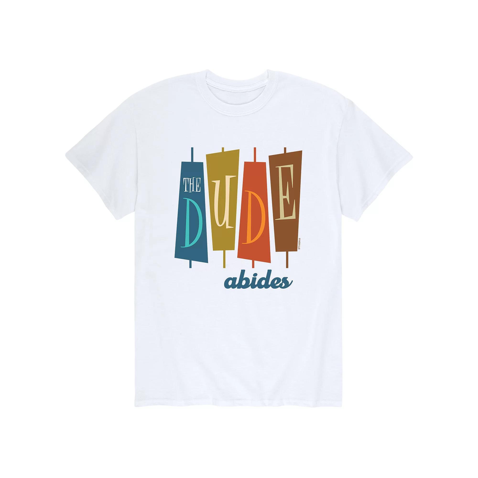 Big & Tall The Big Lebowski Retro Dude Abides Tee, Mens Product Image