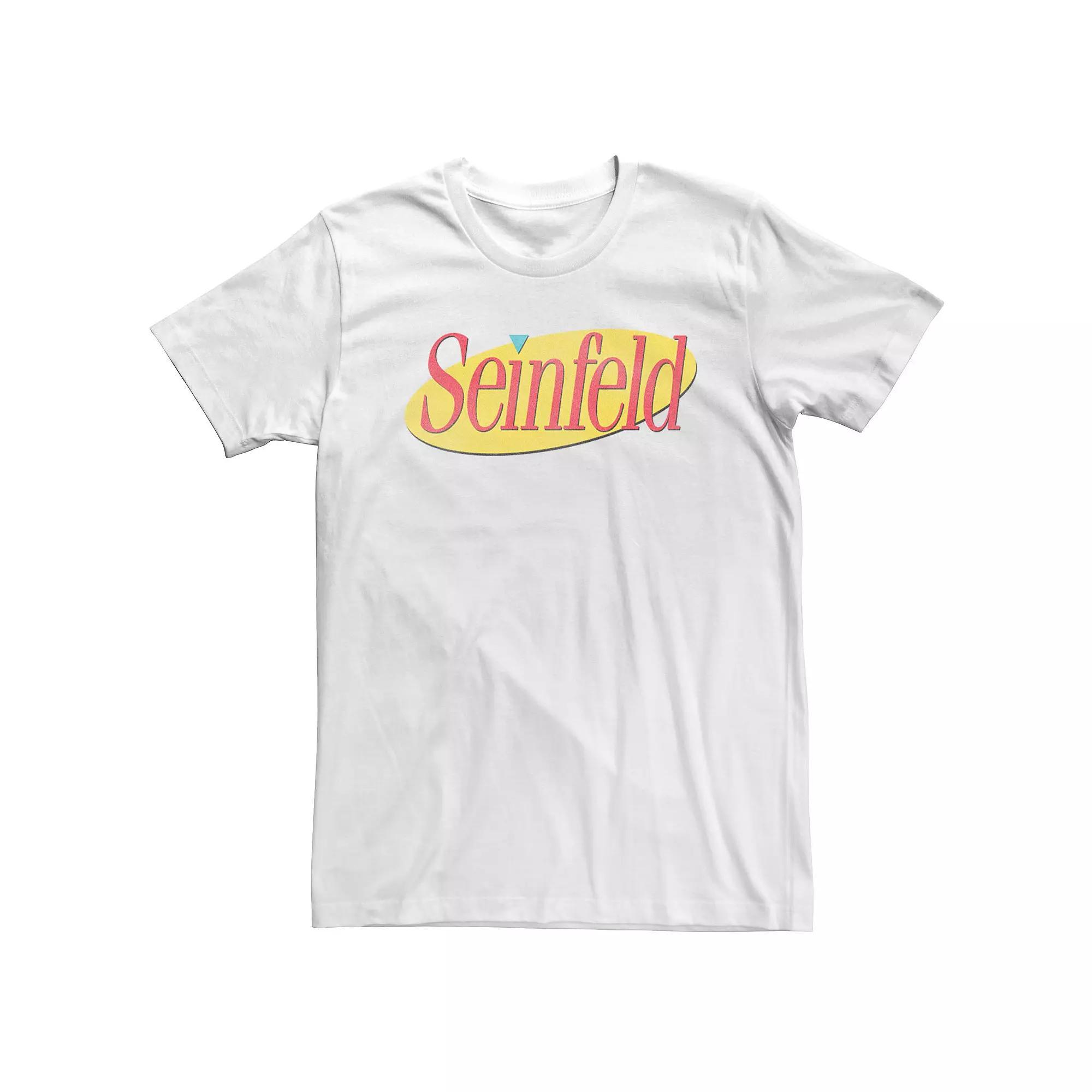 Big & Tall Seinfeld Colorful Original Logo Tee, Men's, Size: 3XL, White Product Image