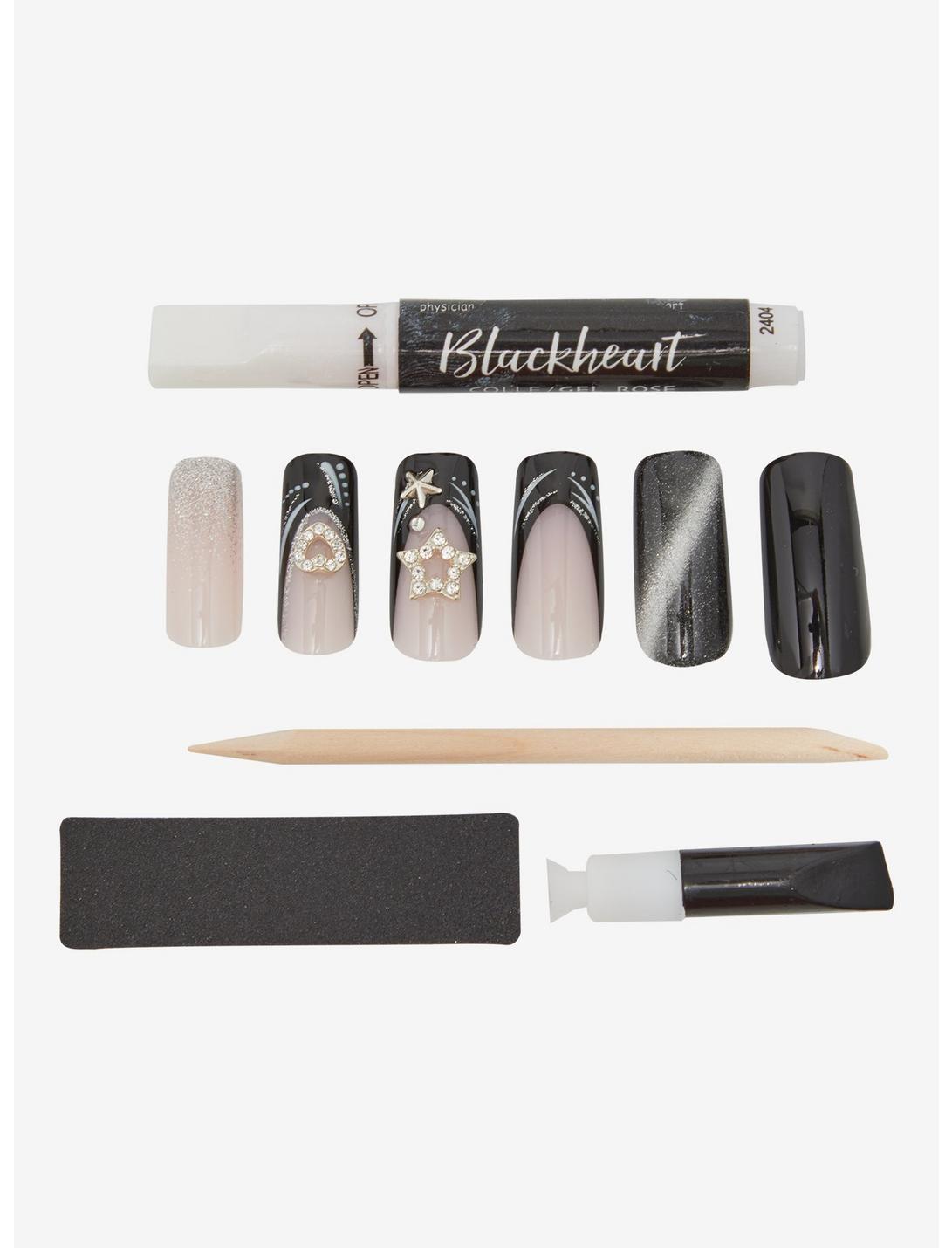 Blackheart Celestial Cat Eye Faux Nail Set Product Image