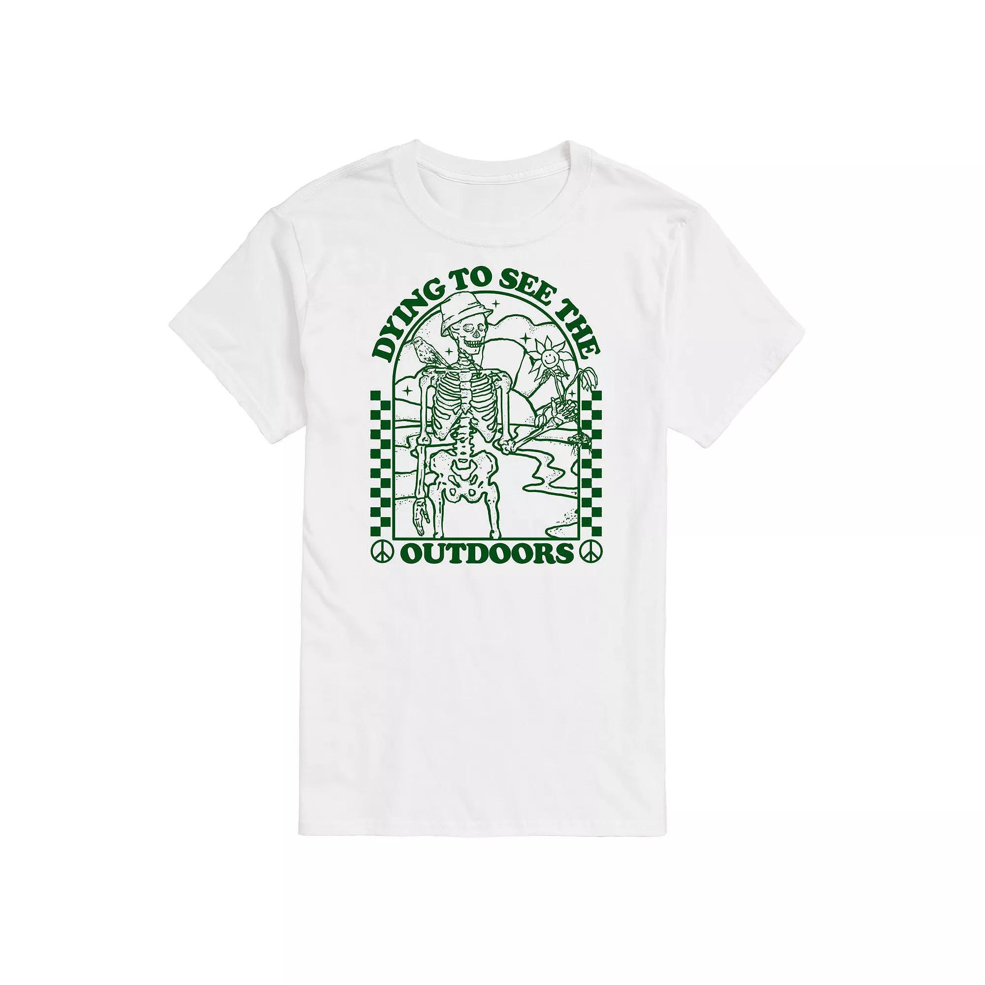 Mens Dying To See Outdoors Tee Product Image