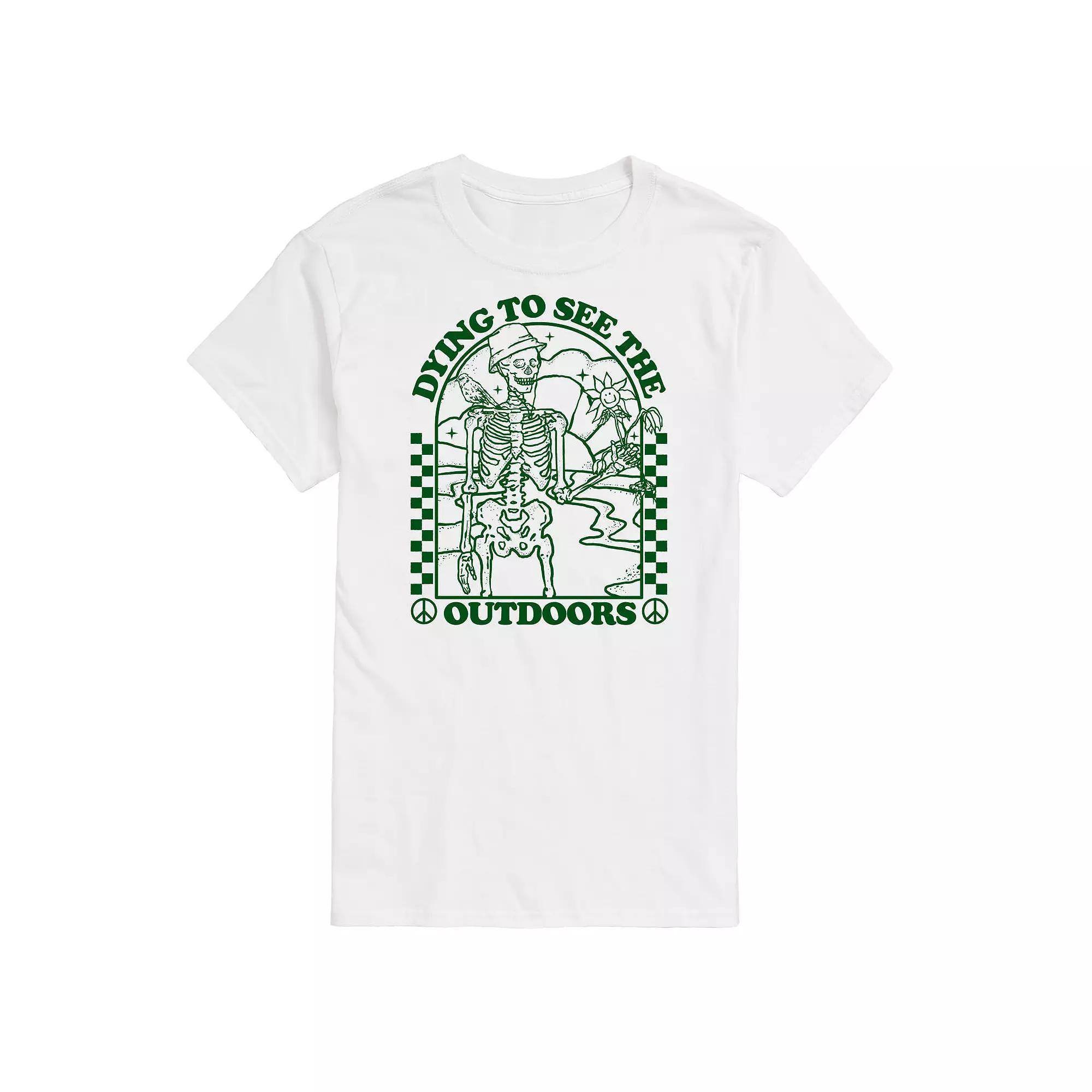 Mens Dying To See Outdoors Tee Product Image
