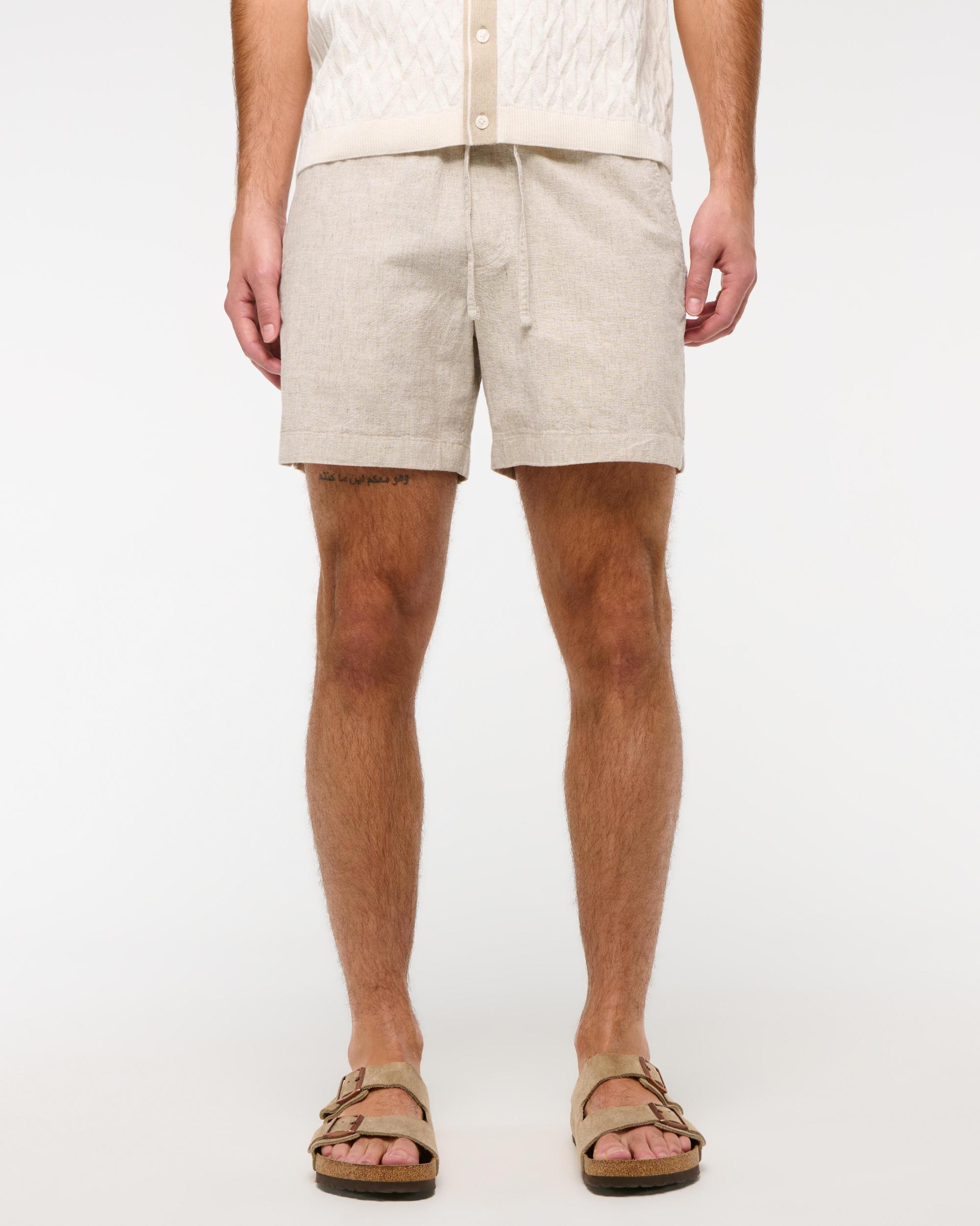 Cotton Texture Pull-On Short Product Image