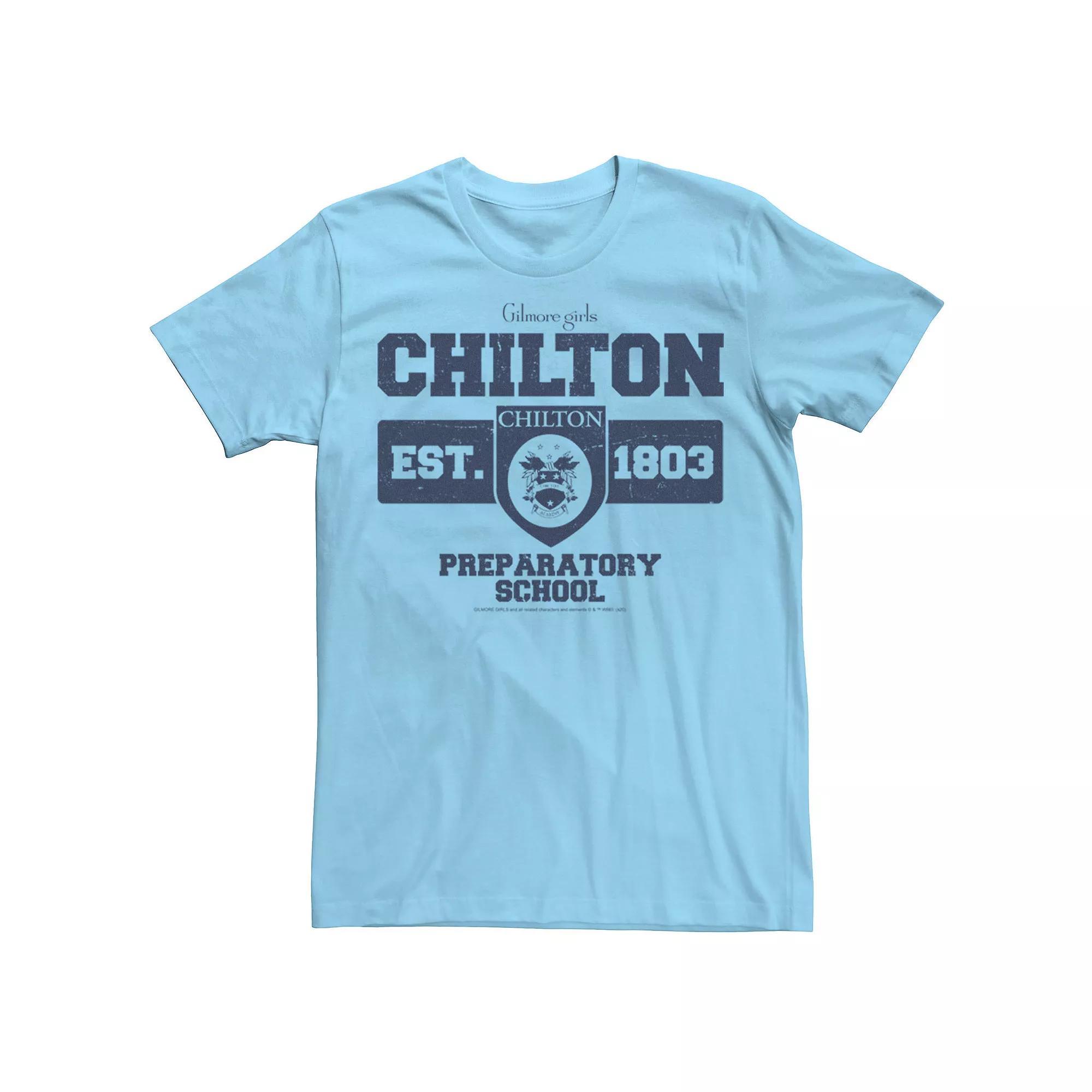Men's Gilmore Girls Chilton Preparatory School Est. 1803 Tee, Size: Medium, Light Blue Product Image