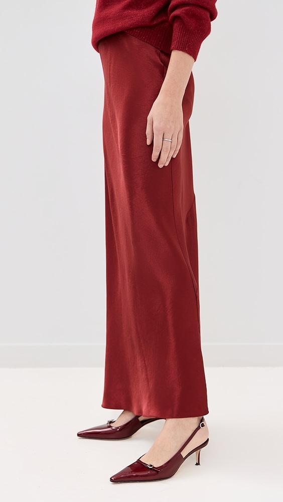 Vince Satin Maxi Skirt | Shopbop Product Image