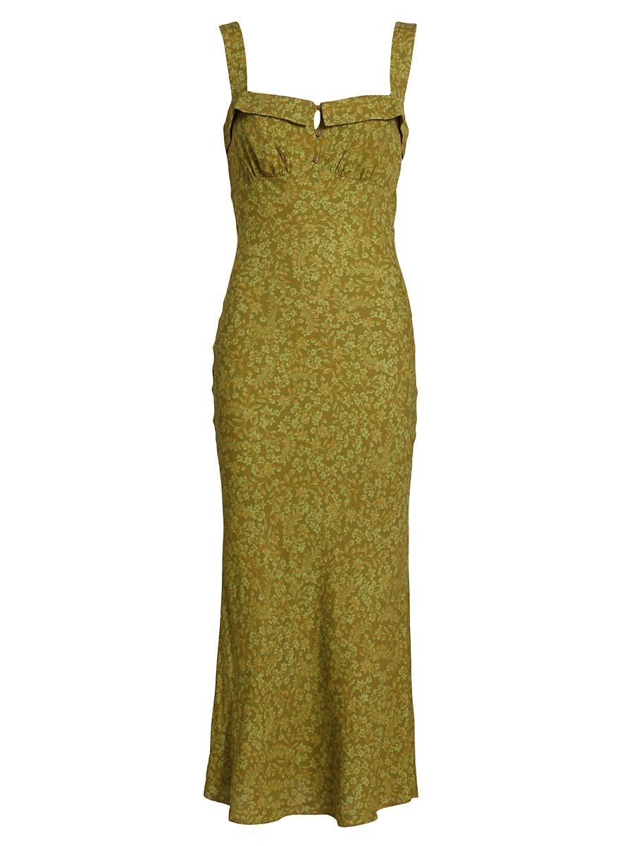 Womens Tancy Floral Midi-Dress Product Image