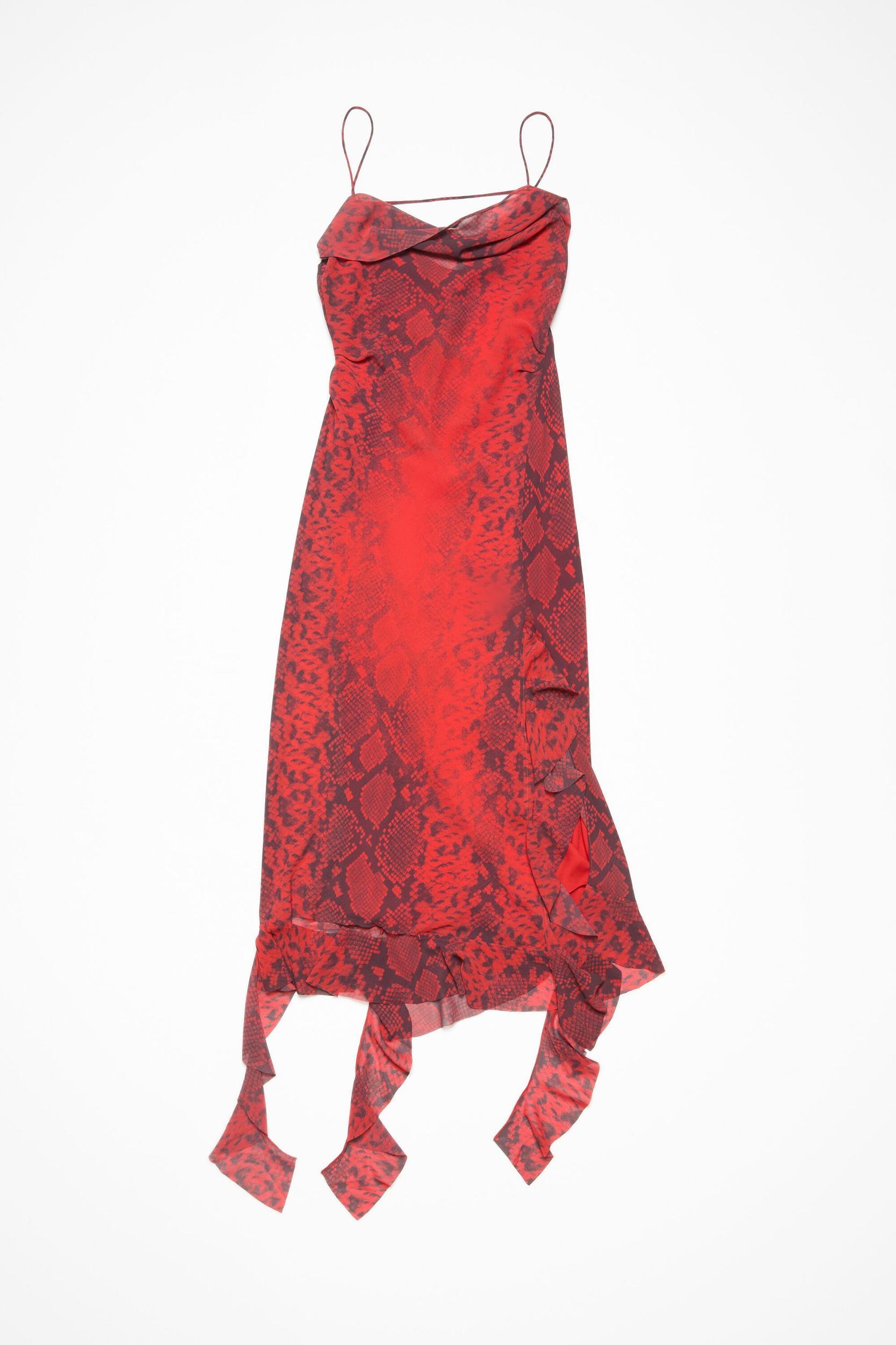 Ruffle strap dress Product Image