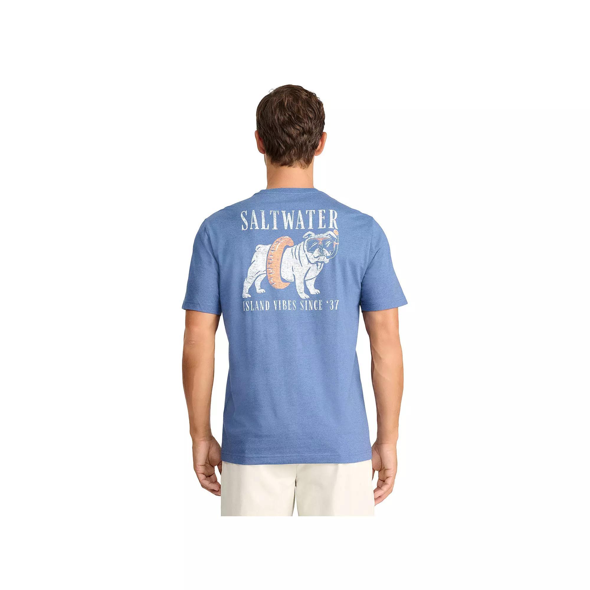 Mens IZOD Saltwater Short Sleeve Graphic Tee Product Image