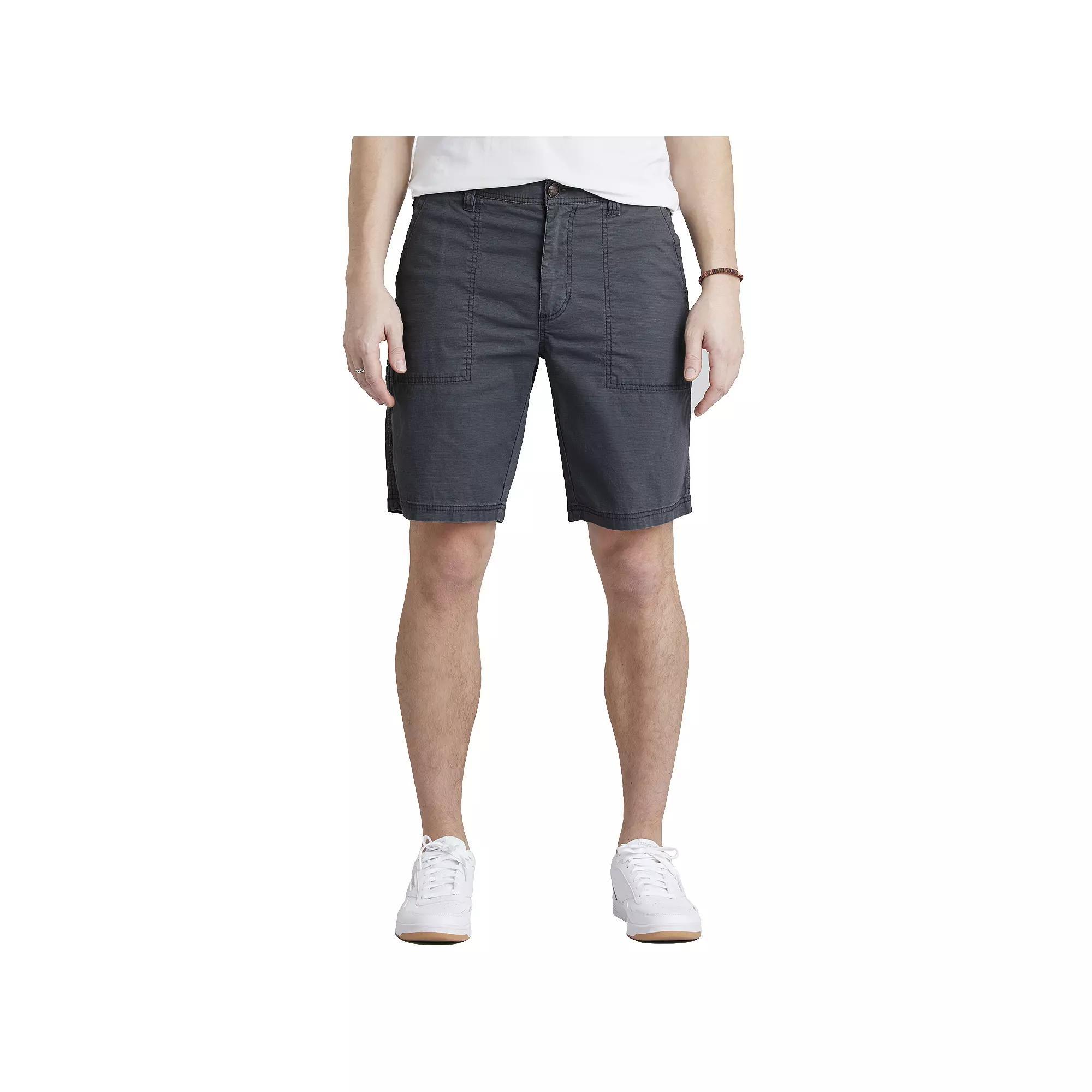 Men's UNIONBAY Cliff Stretch Rip-Stop Utility Shorts, Size: 34, Silver Product Image