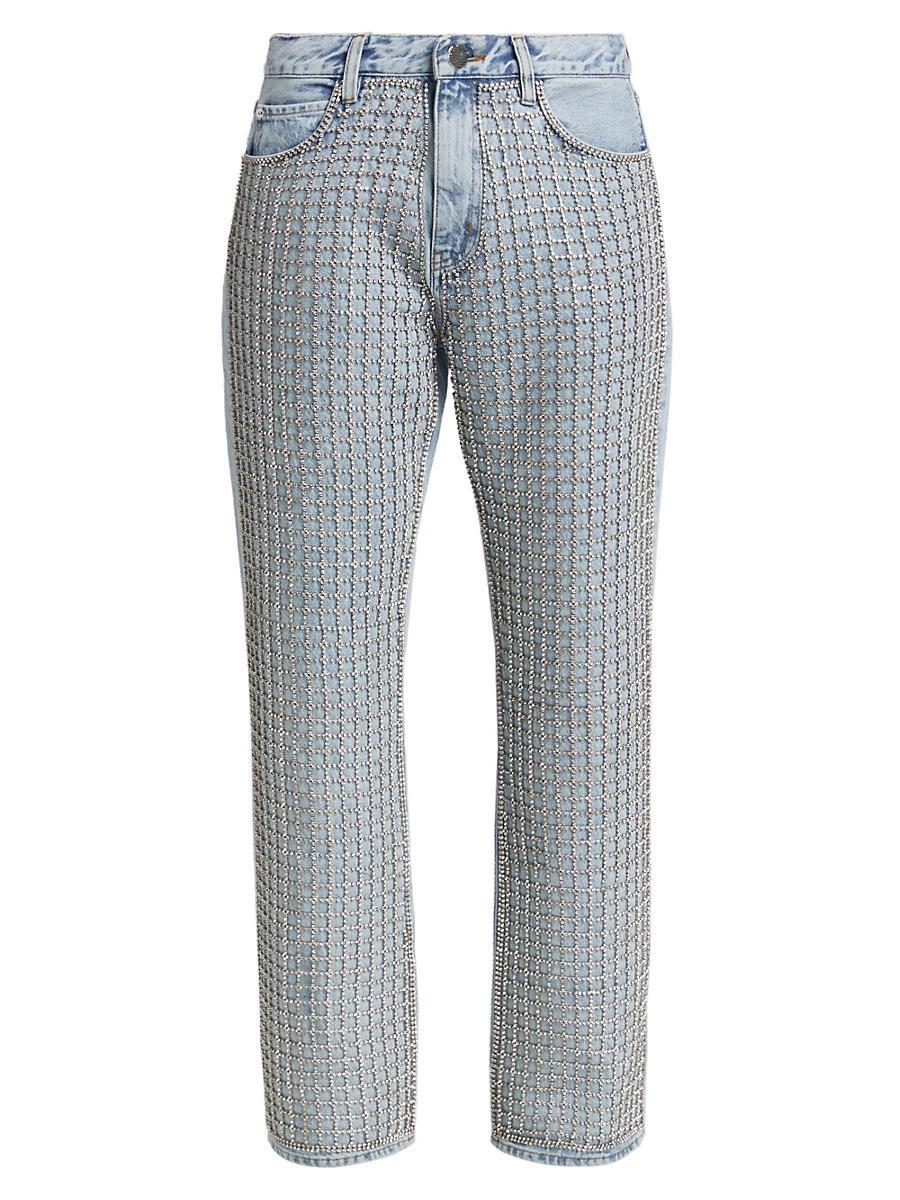 Womens The Showgirl Straight-Leg Jeans Product Image