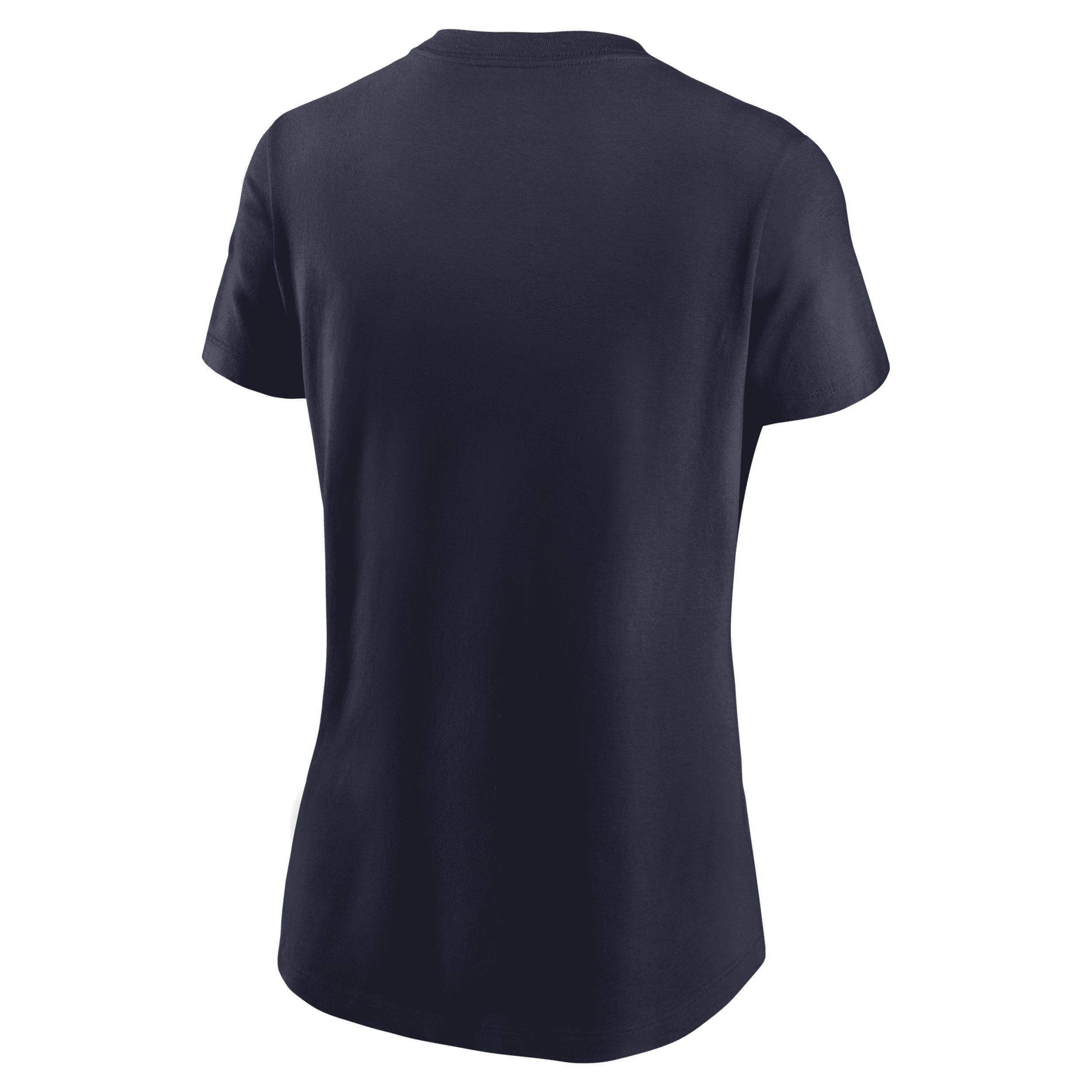 Womens College Navy Seattle Seahawks Logo Essential T-shirt Product Image