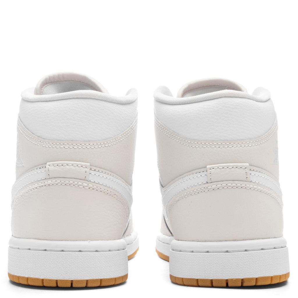 Women's Air Jordan 1 Mid - Phantom/White/Gum Light Female Product Image