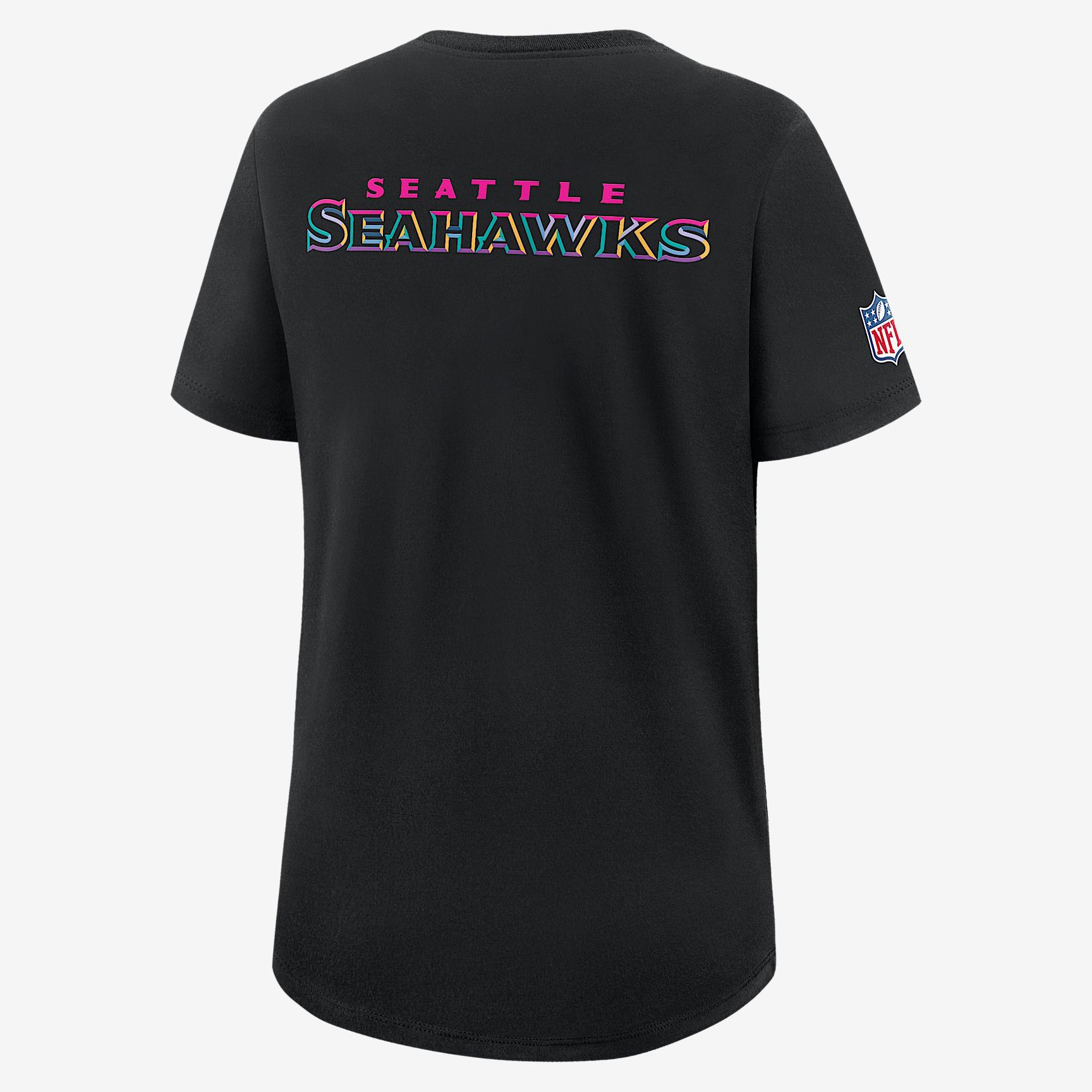 Seattle Seahawks Crucial Catch Women's Nike Dri-FIT NFL T-Shirt Product Image
